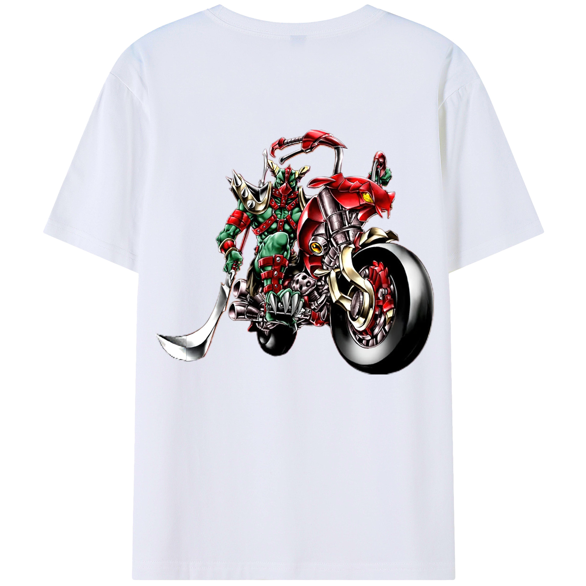（画像用） 遊☆戯☆王 Yu-Gi-Oh! 綿100％半袖Tシャツ（背面プリント）