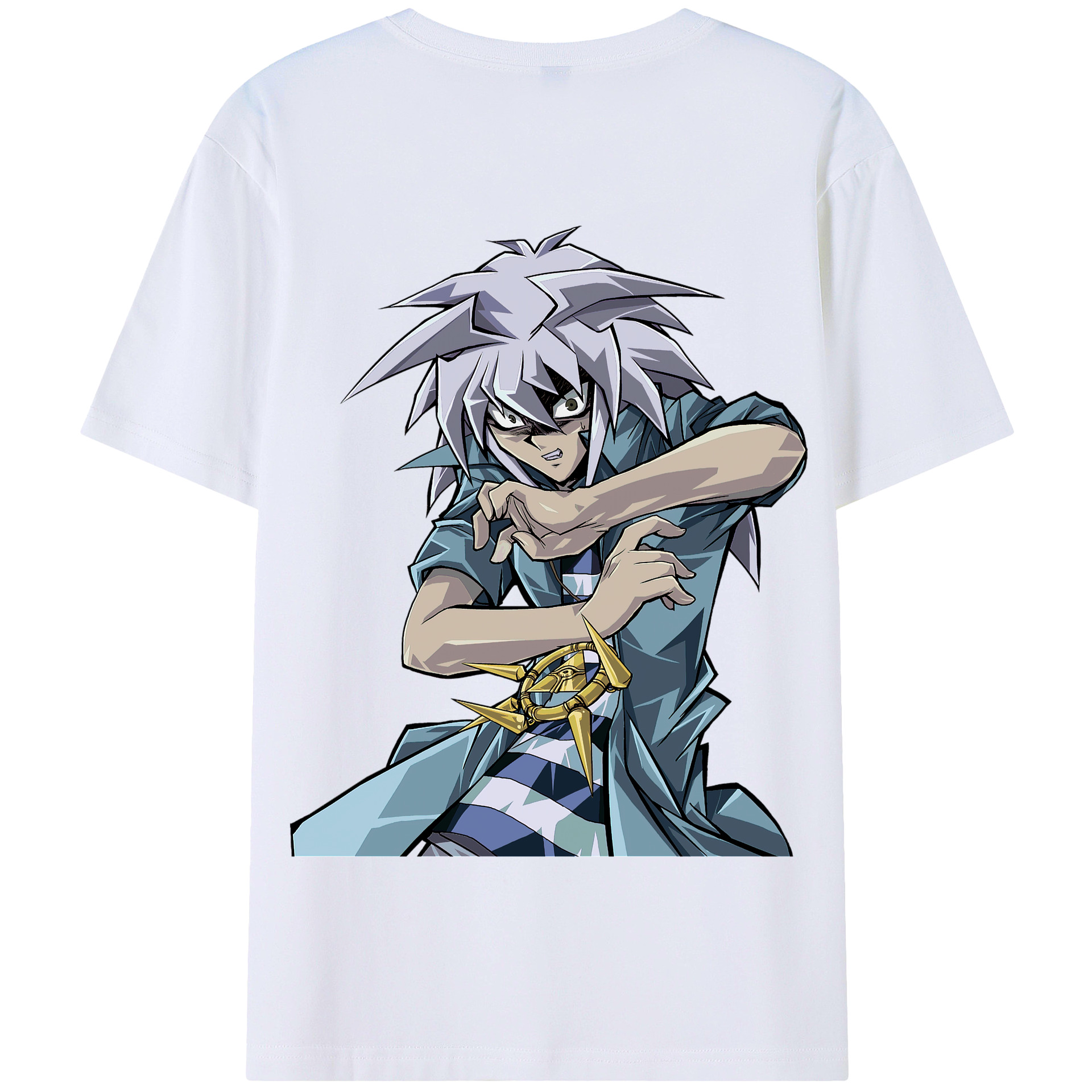 （画像用） 遊☆戯☆王 Yu-Gi-Oh! 綿100％半袖Tシャツ（背面プリント）