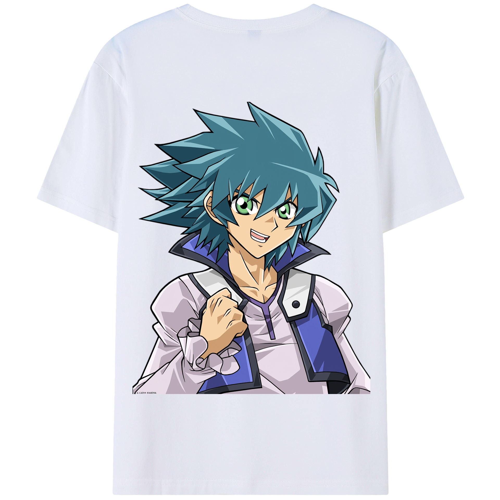 （画像用） 遊☆戯☆王 Yu-Gi-Oh! 綿100％半袖Tシャツ（背面プリント）