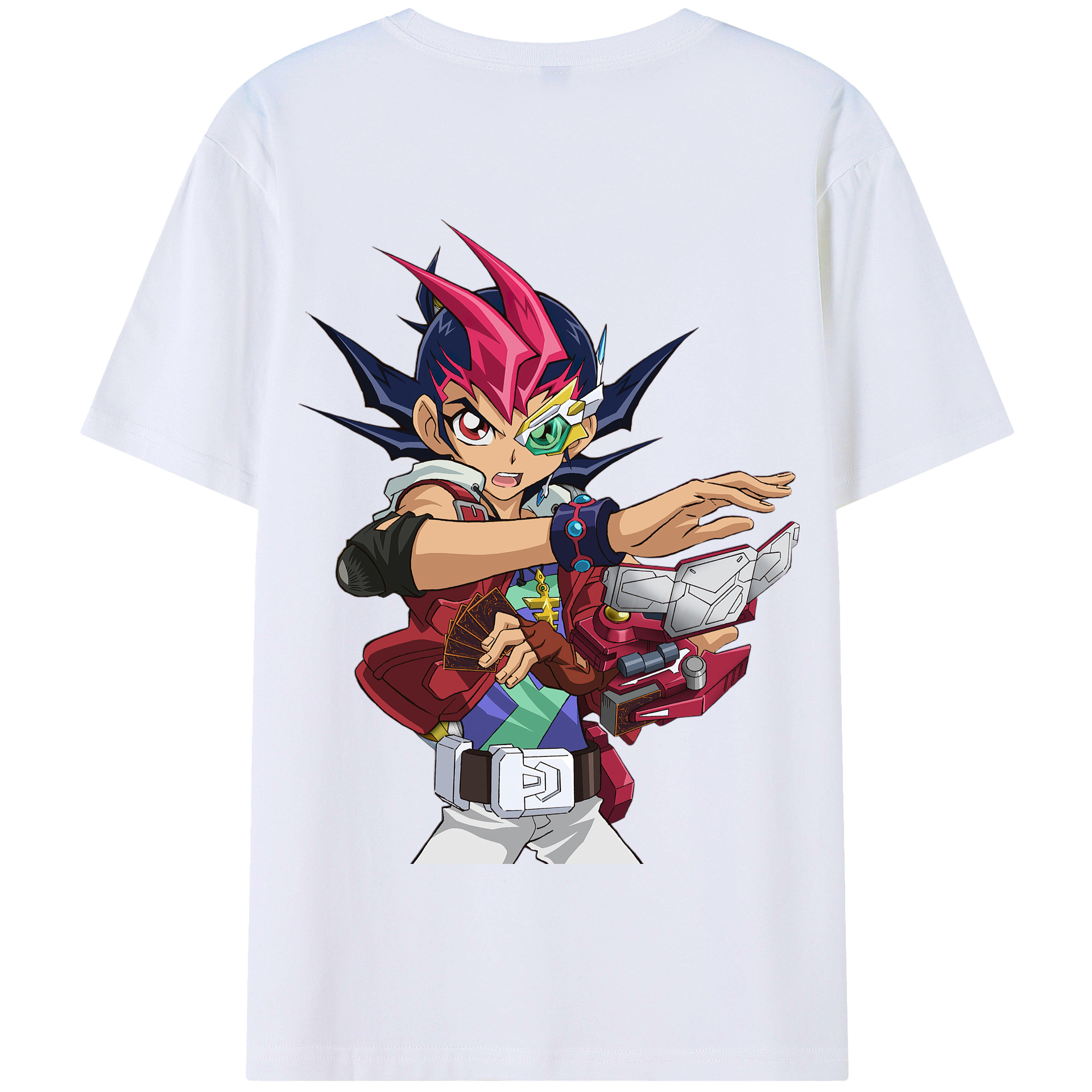 （画像用） 遊☆戯☆王 Yu-Gi-Oh! 綿100％半袖Tシャツ（背面プリント）
