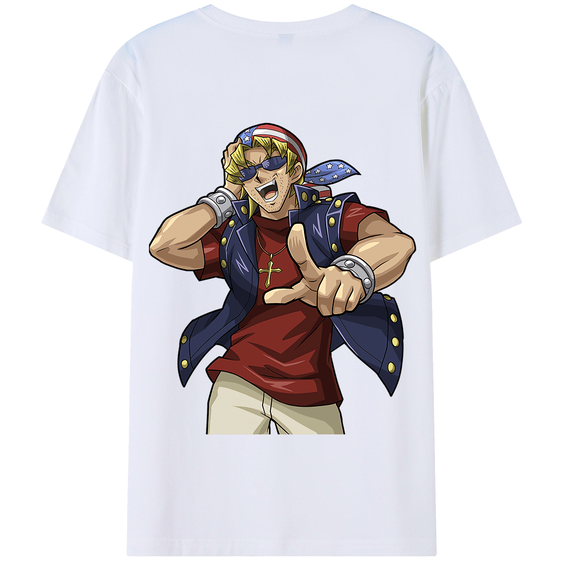 （画像用） 遊☆戯☆王 Yu-Gi-Oh! 綿100％半袖Tシャツ（背面プリント）