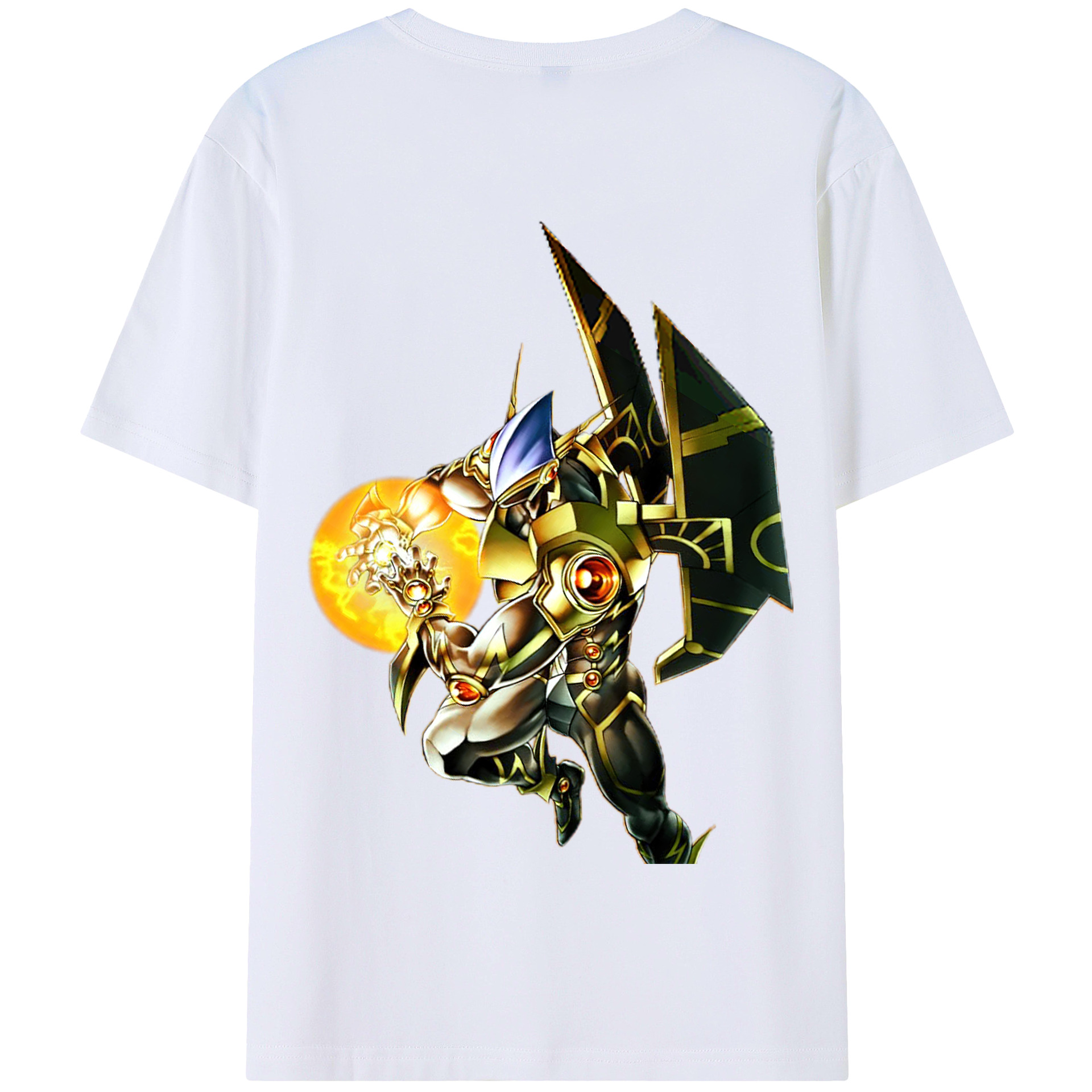 （画像用） 遊☆戯☆王 Yu-Gi-Oh! 綿100％半袖Tシャツ（背面プリント）