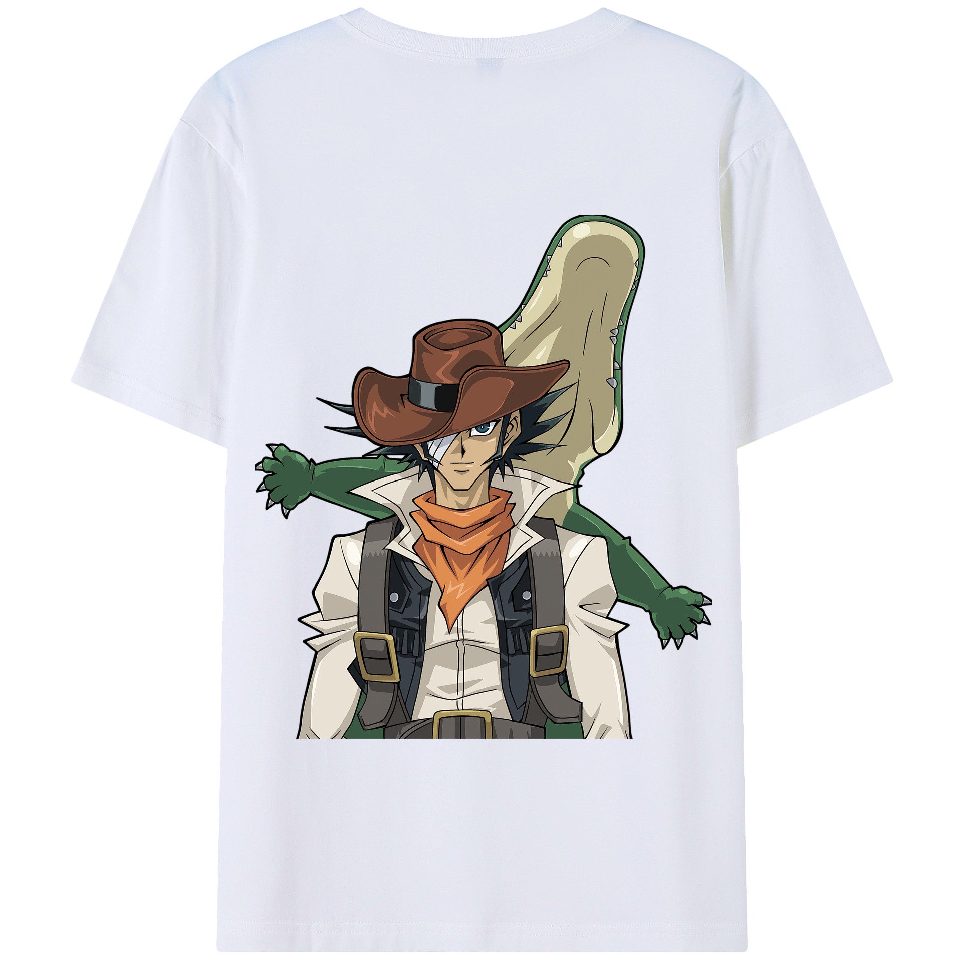（画像用） 遊☆戯☆王 Yu-Gi-Oh! 綿100％半袖Tシャツ（背面プリント）