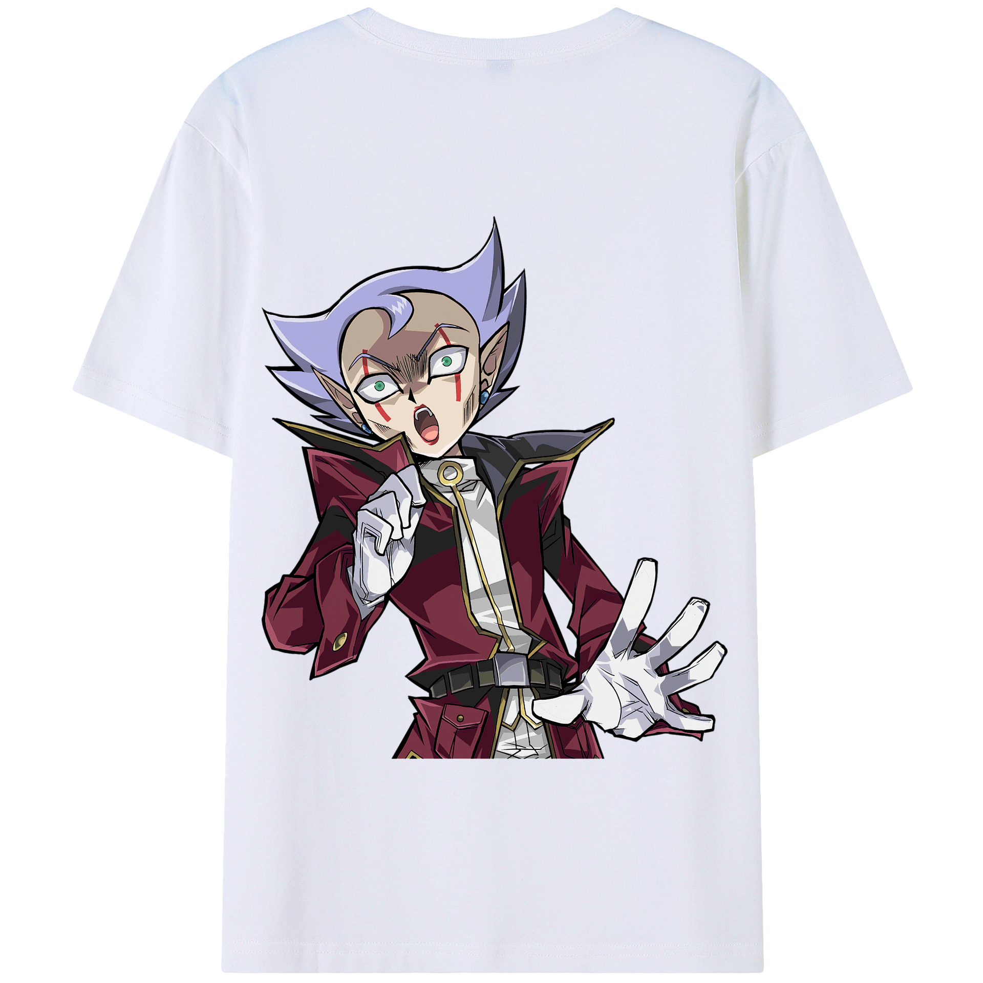 （画像用） 遊☆戯☆王 Yu-Gi-Oh! 綿100％半袖Tシャツ（背面プリント）