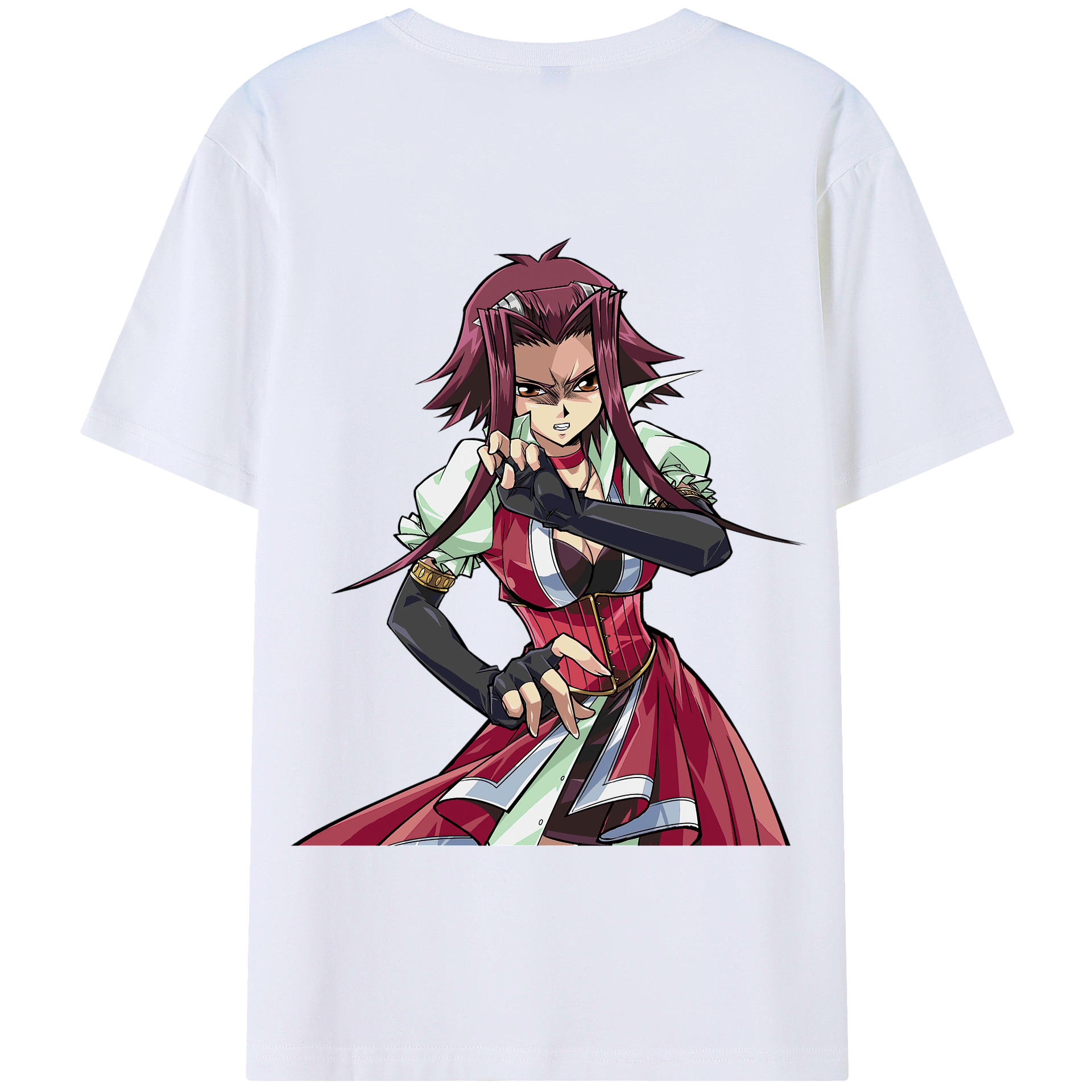 （画像用） 遊☆戯☆王 Yu-Gi-Oh! 綿100％半袖Tシャツ（背面プリント）