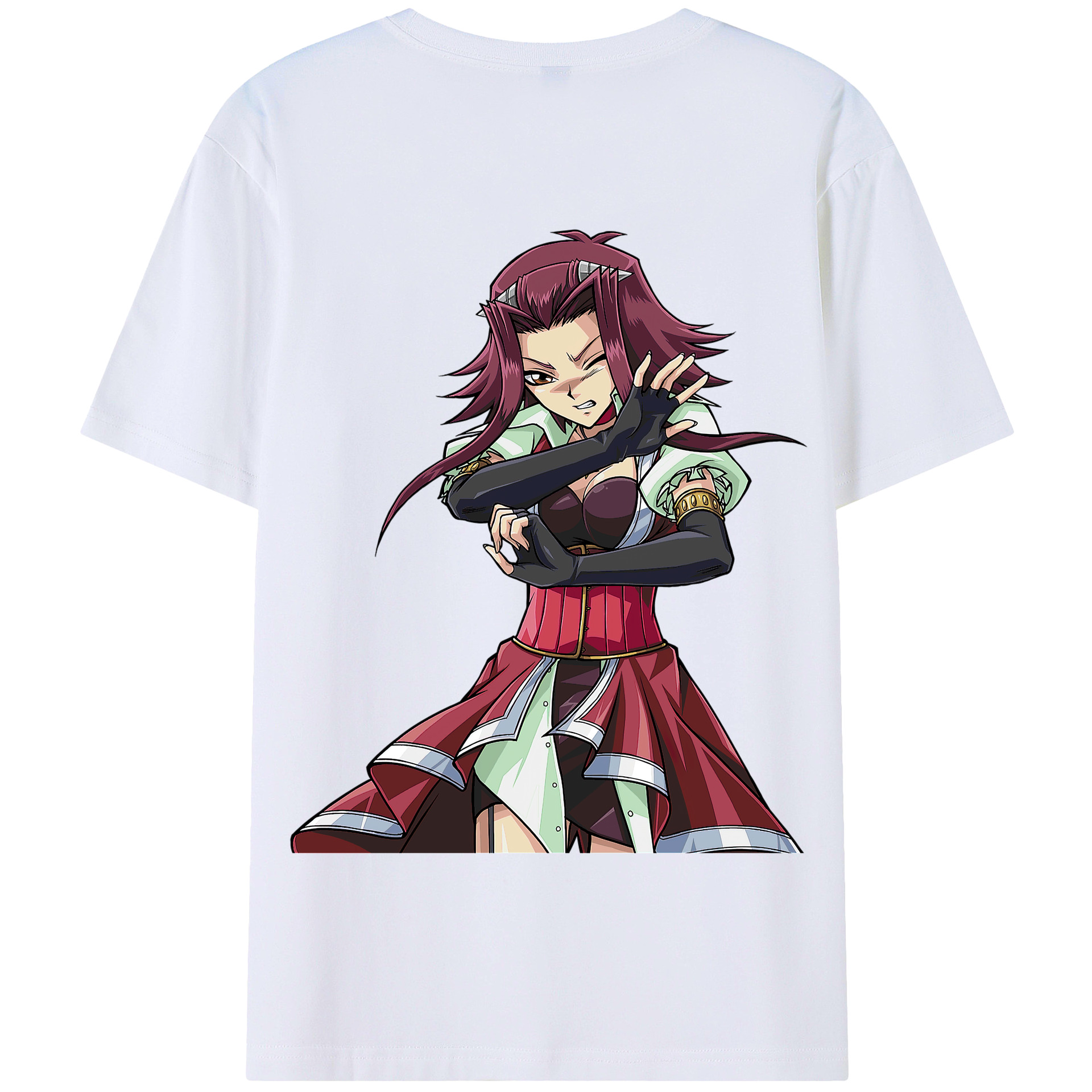 （画像用） 遊☆戯☆王 Yu-Gi-Oh! 綿100％半袖Tシャツ（背面プリント）