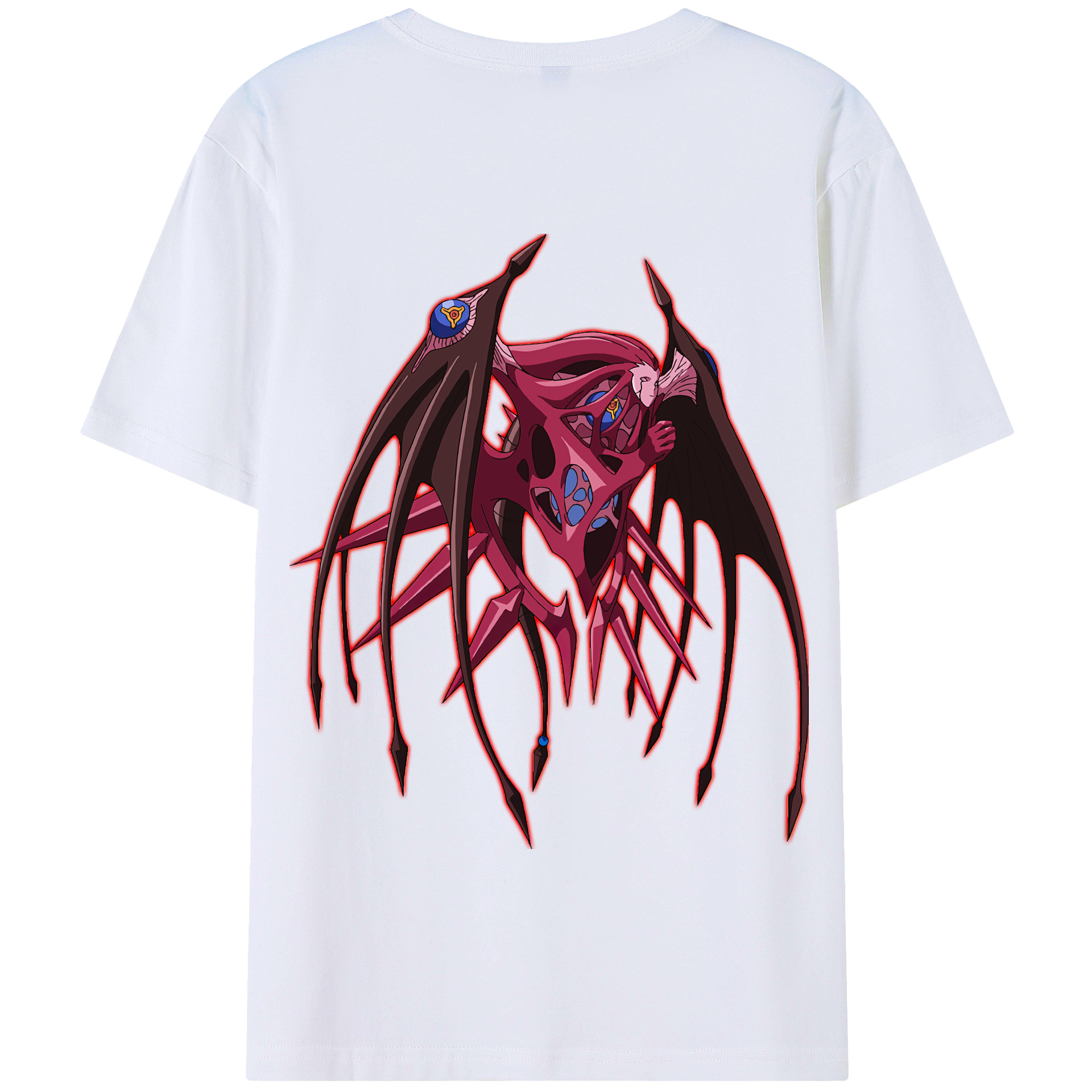 （画像用） 遊☆戯☆王 Yu-Gi-Oh! 綿100％半袖Tシャツ（背面プリント）