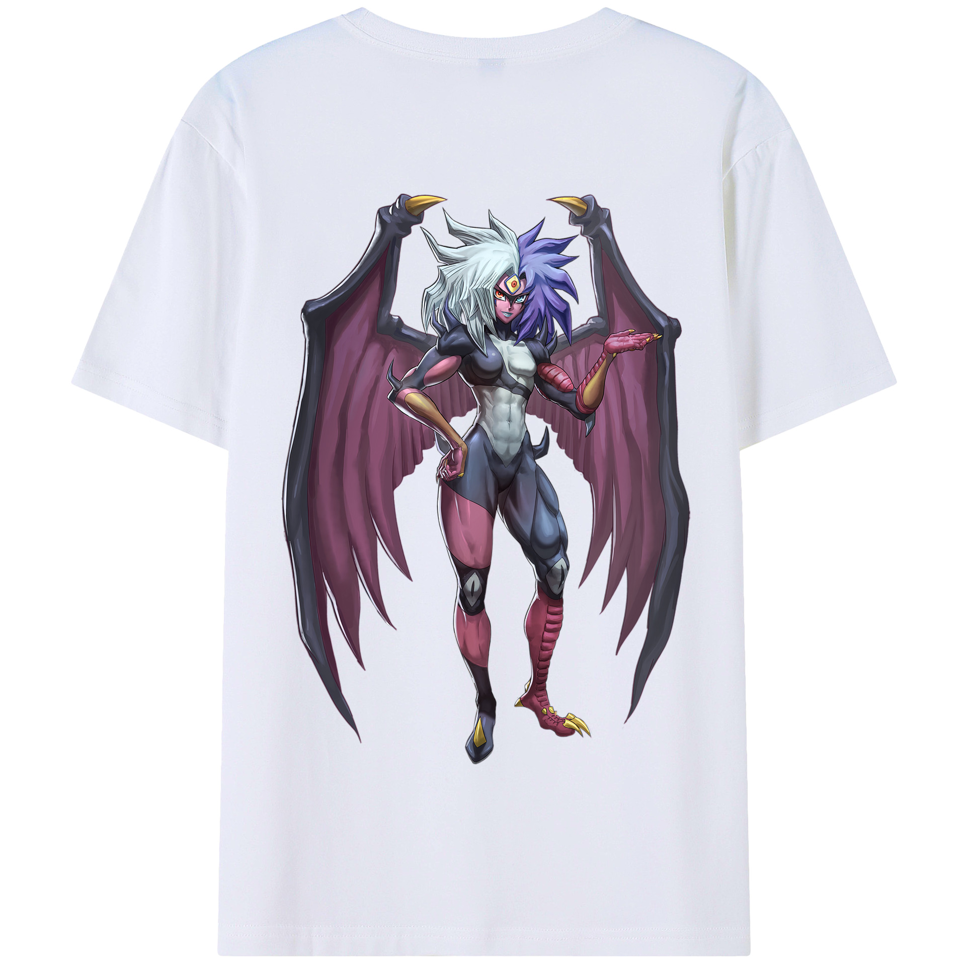 （画像用） 遊☆戯☆王 Yu-Gi-Oh! 綿100％半袖Tシャツ（背面プリント）