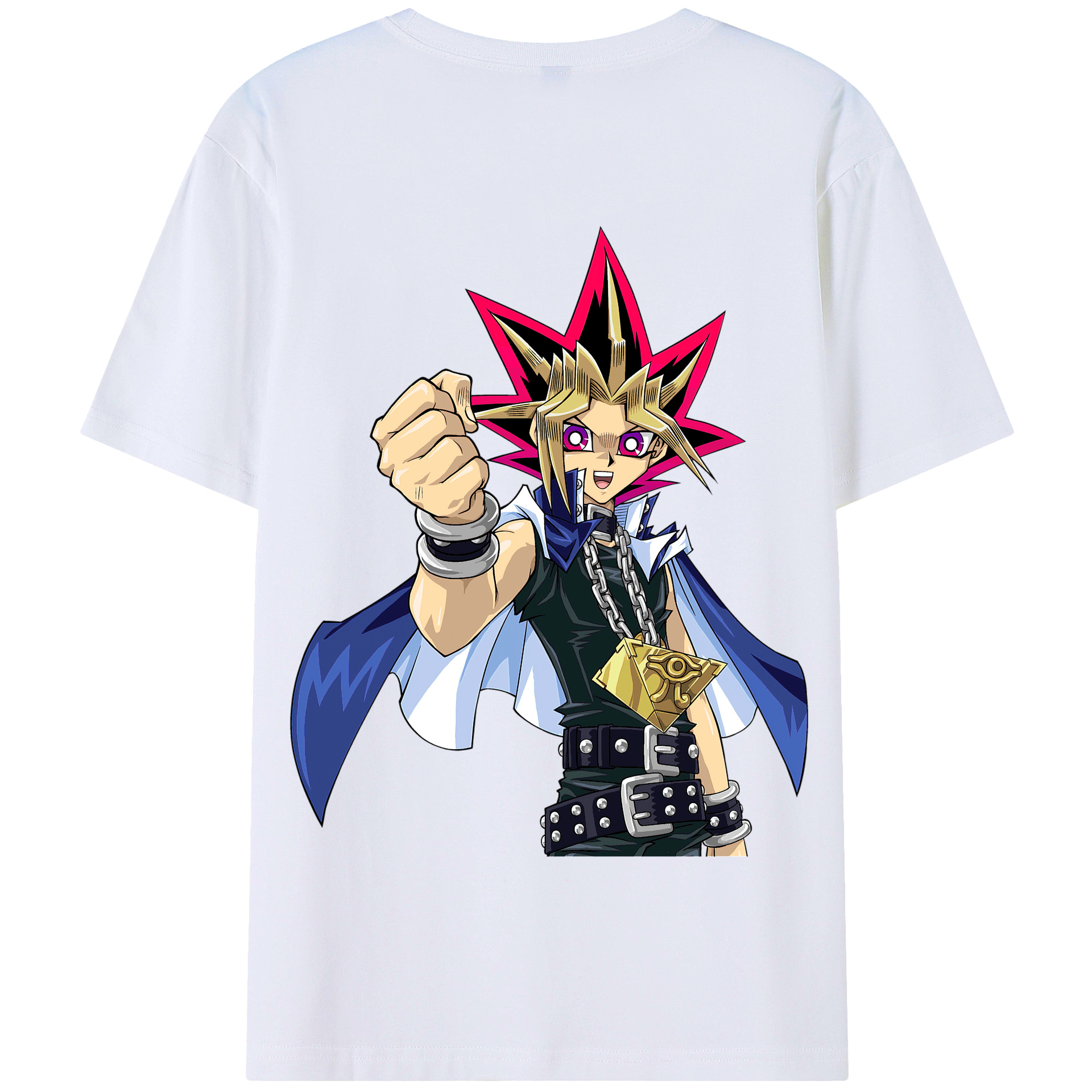 （画像用） 遊☆戯☆王 Yu-Gi-Oh! 綿100％半袖Tシャツ（背面プリント）