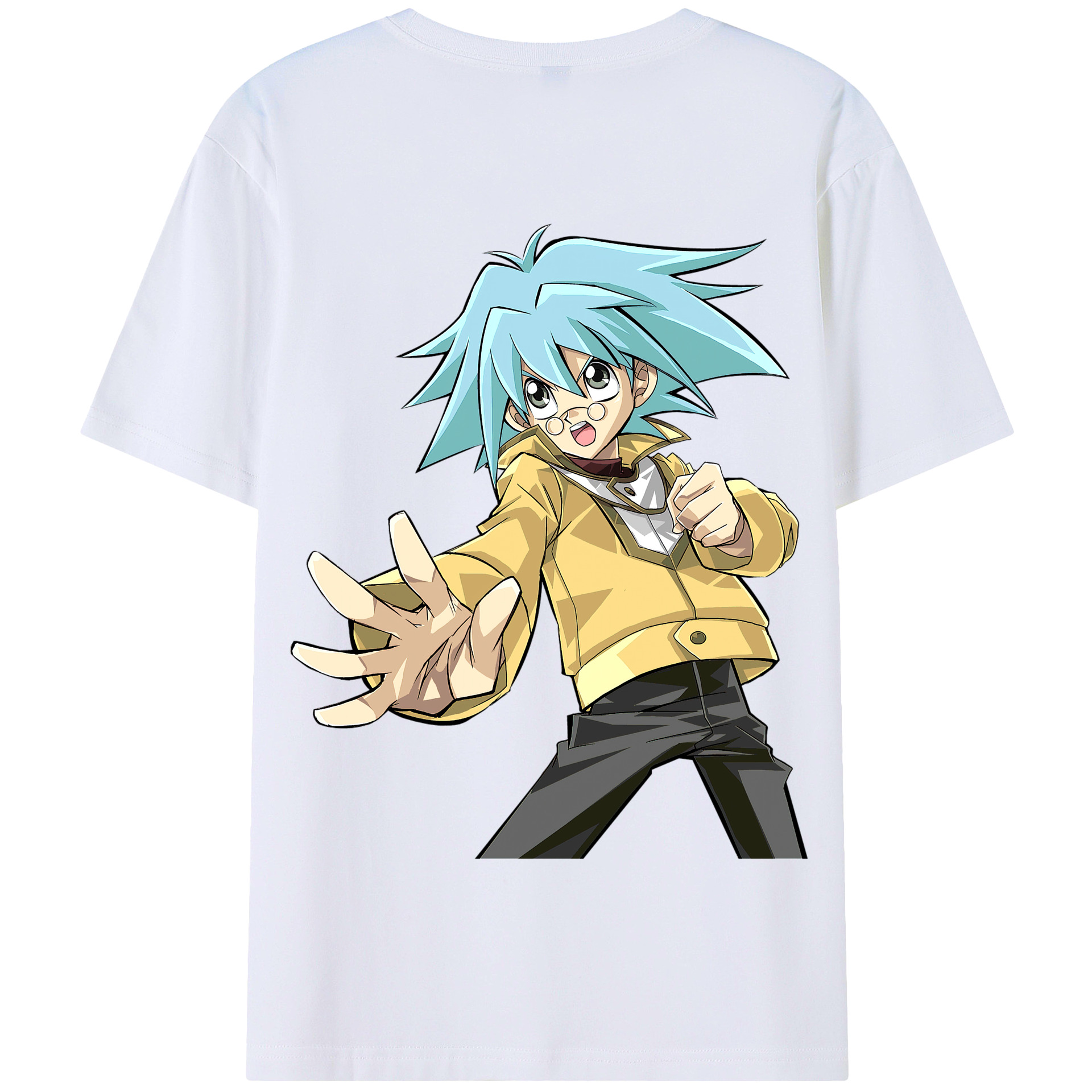 （画像用） 遊☆戯☆王 Yu-Gi-Oh! 綿100％半袖Tシャツ（背面プリント）