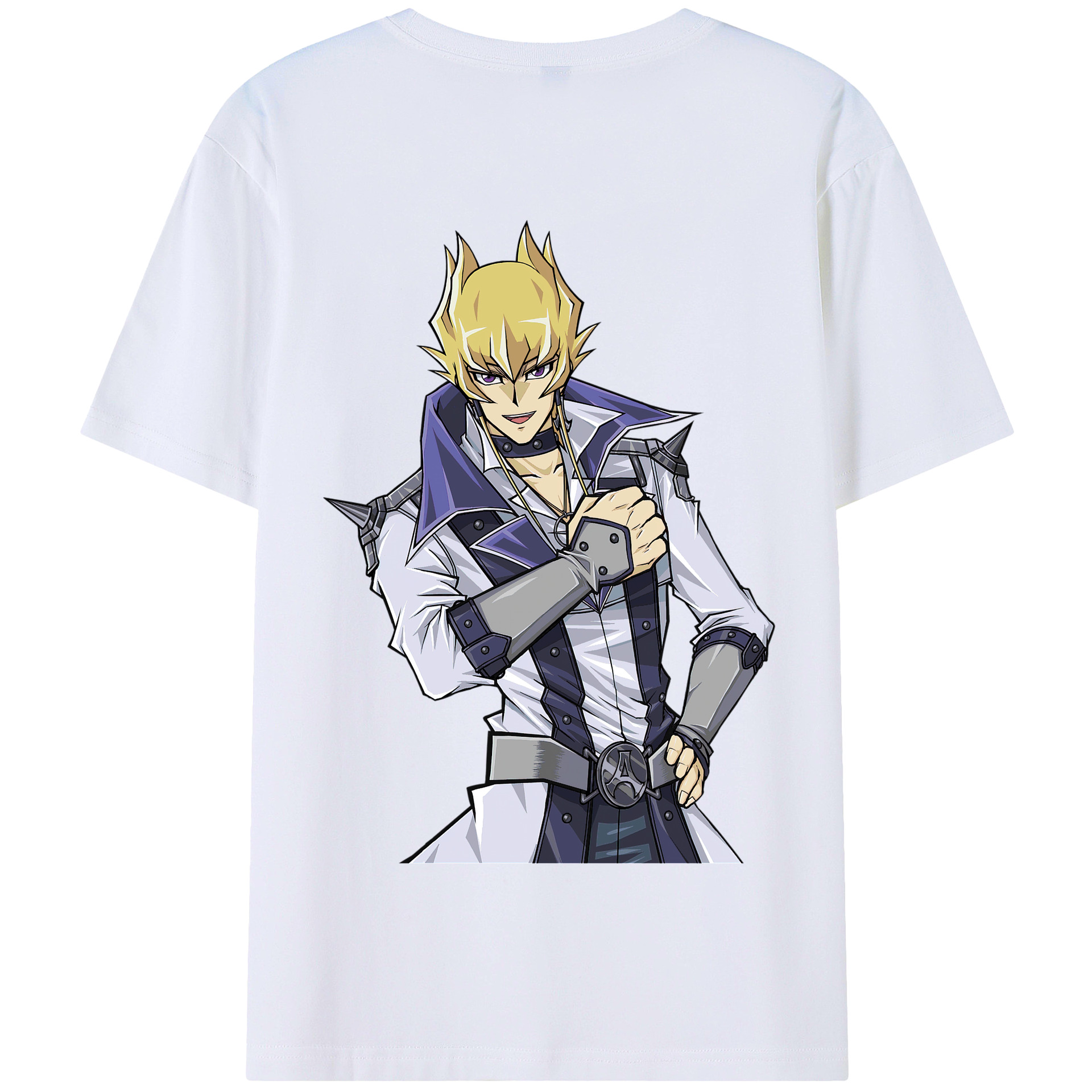 （画像用） 遊☆戯☆王 Yu-Gi-Oh! 綿100％半袖Tシャツ（背面プリント）
