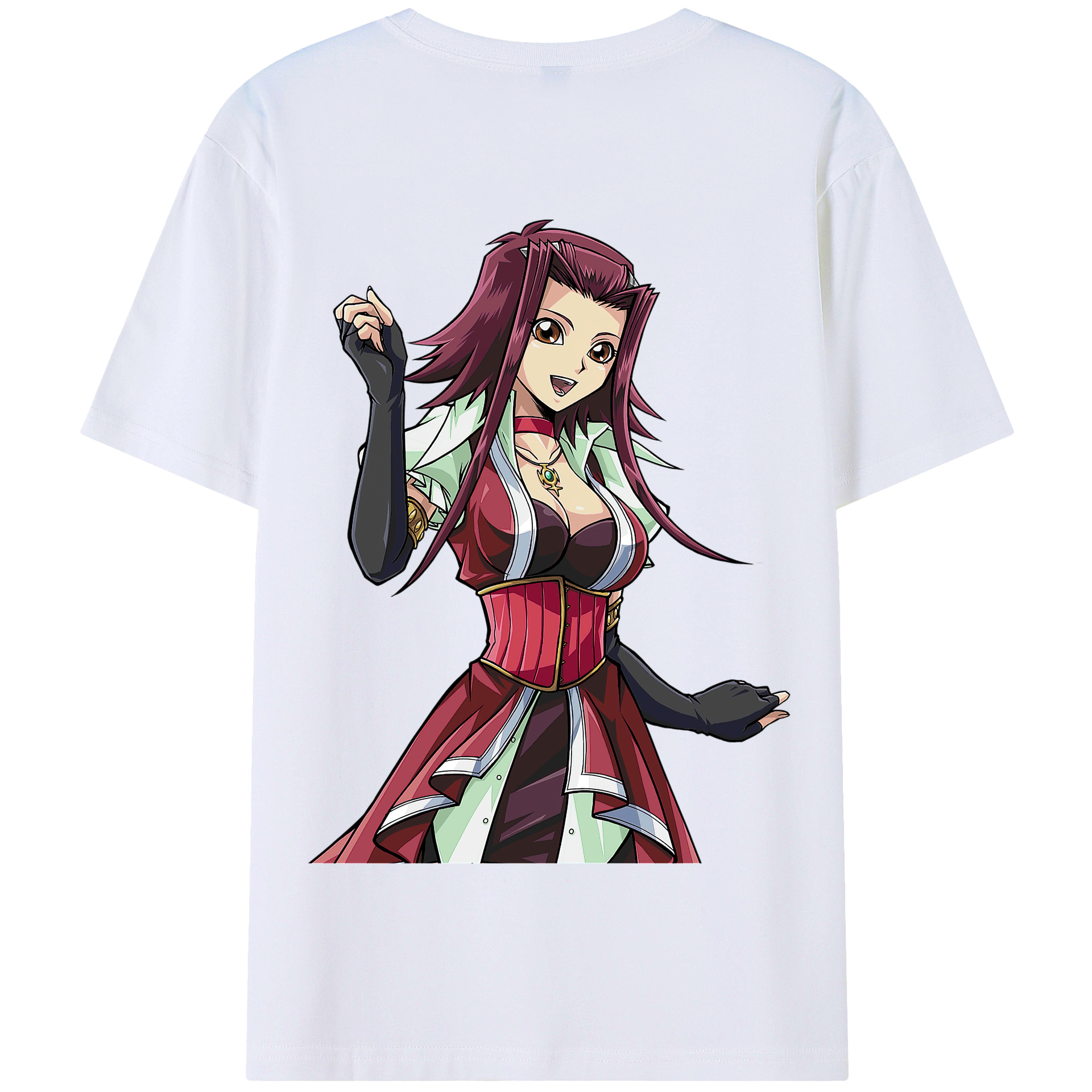 （画像用） 遊☆戯☆王 Yu-Gi-Oh! 綿100％半袖Tシャツ（背面プリント）