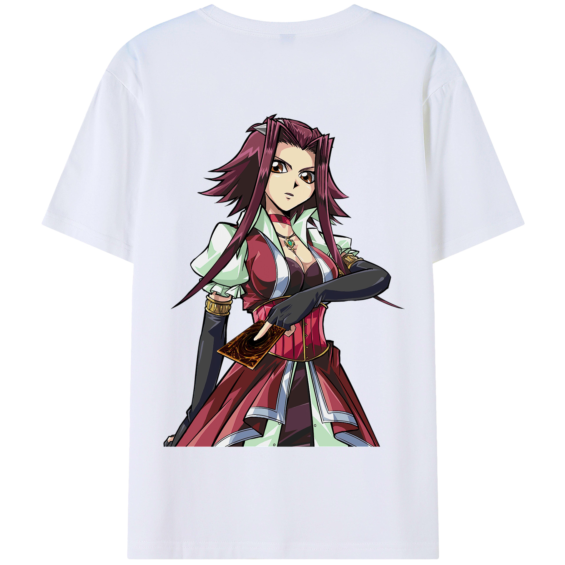 （画像用） 遊☆戯☆王 Yu-Gi-Oh! 綿100％半袖Tシャツ（背面プリント）