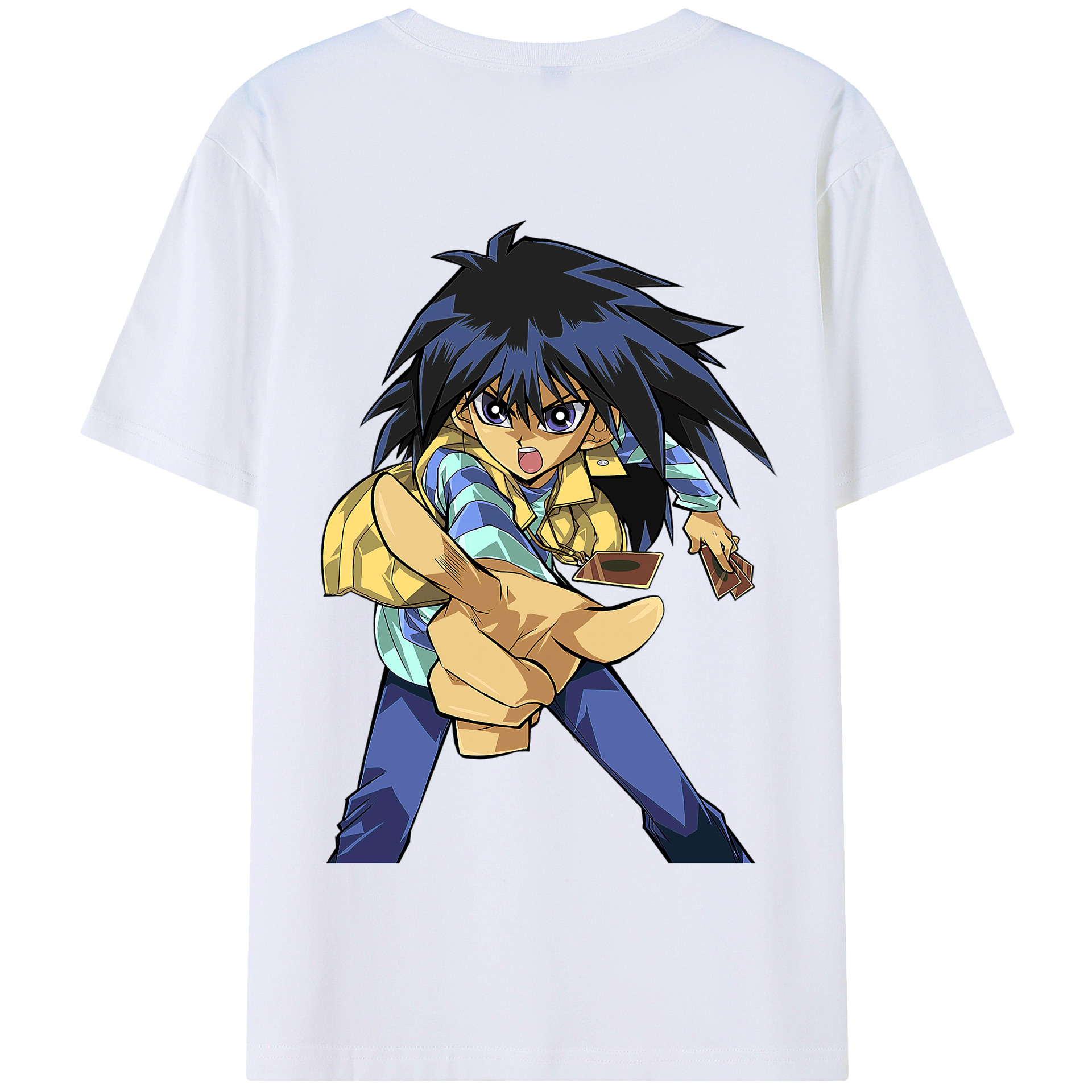 （画像用） 遊☆戯☆王 Yu-Gi-Oh! 綿100％半袖Tシャツ（背面プリント）