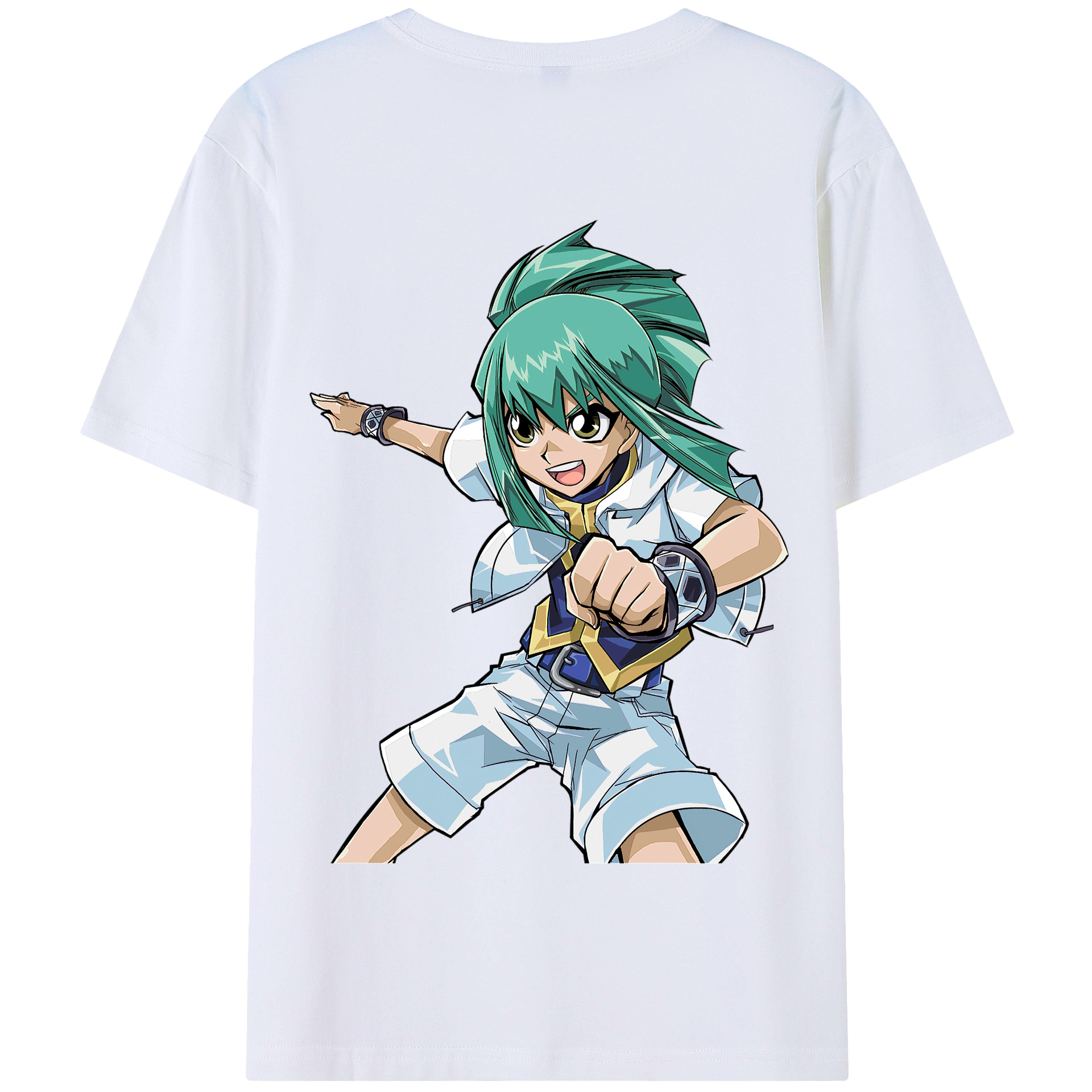 （画像用） 遊☆戯☆王 Yu-Gi-Oh! 綿100％半袖Tシャツ（背面プリント）