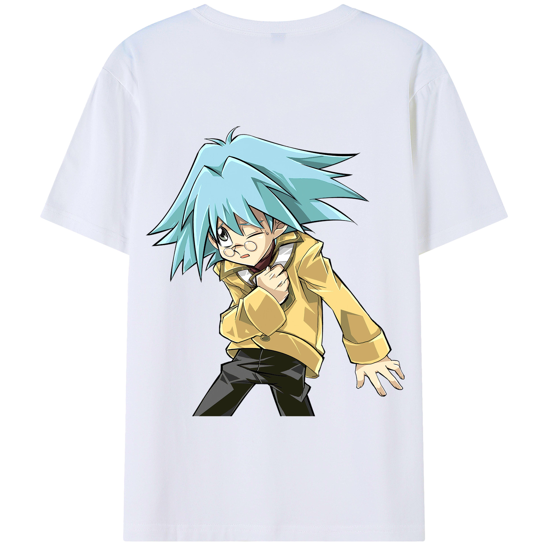 （画像用） 遊☆戯☆王 Yu-Gi-Oh! 綿100％半袖Tシャツ（背面プリント）