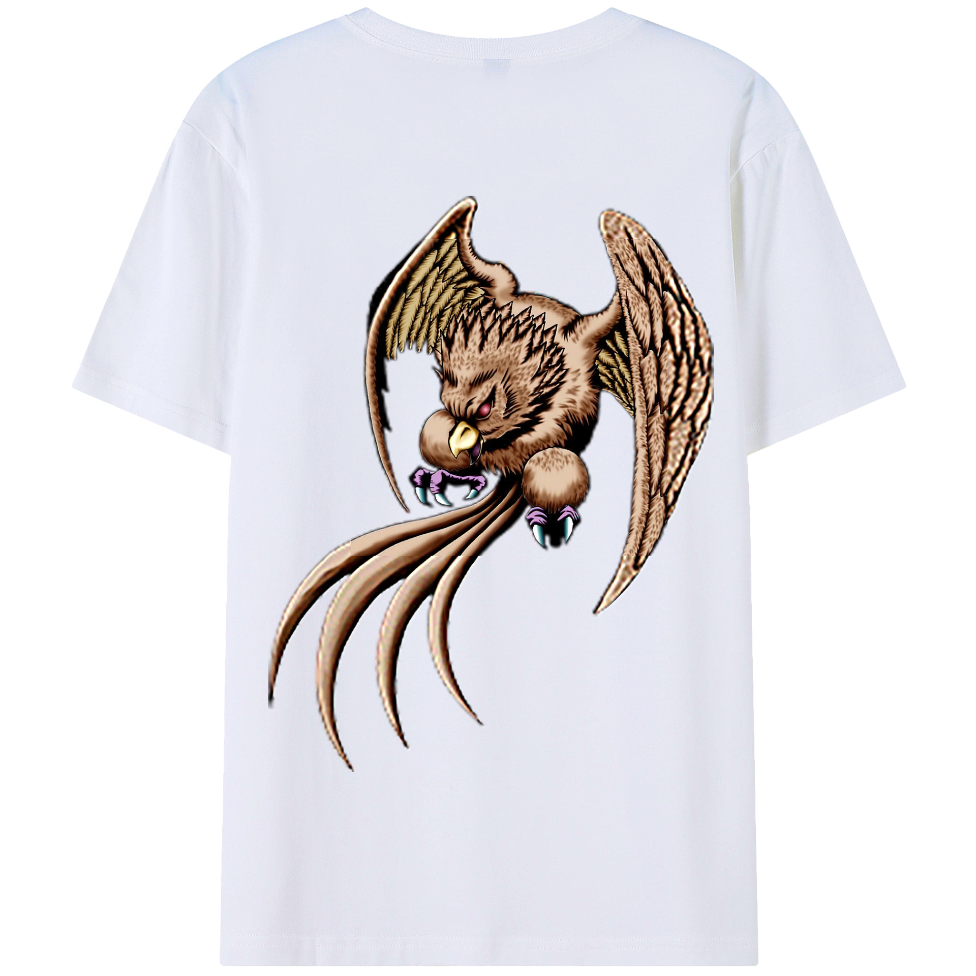 （画像用） 遊☆戯☆王 Yu-Gi-Oh! 綿100％半袖Tシャツ（背面プリント）