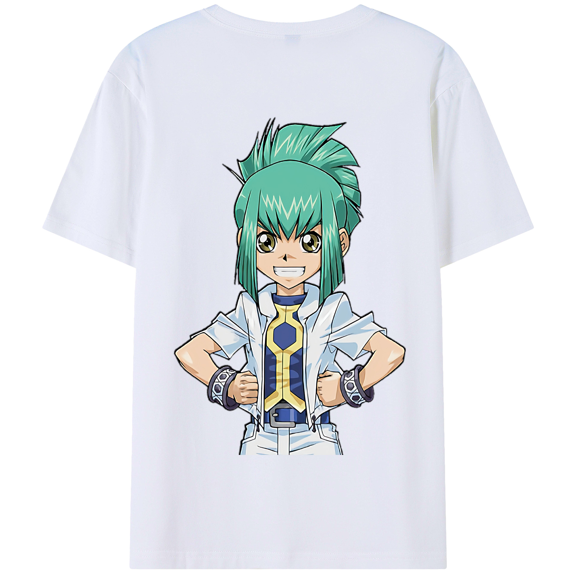 （画像用） 遊☆戯☆王 Yu-Gi-Oh! 綿100％半袖Tシャツ（背面プリント）