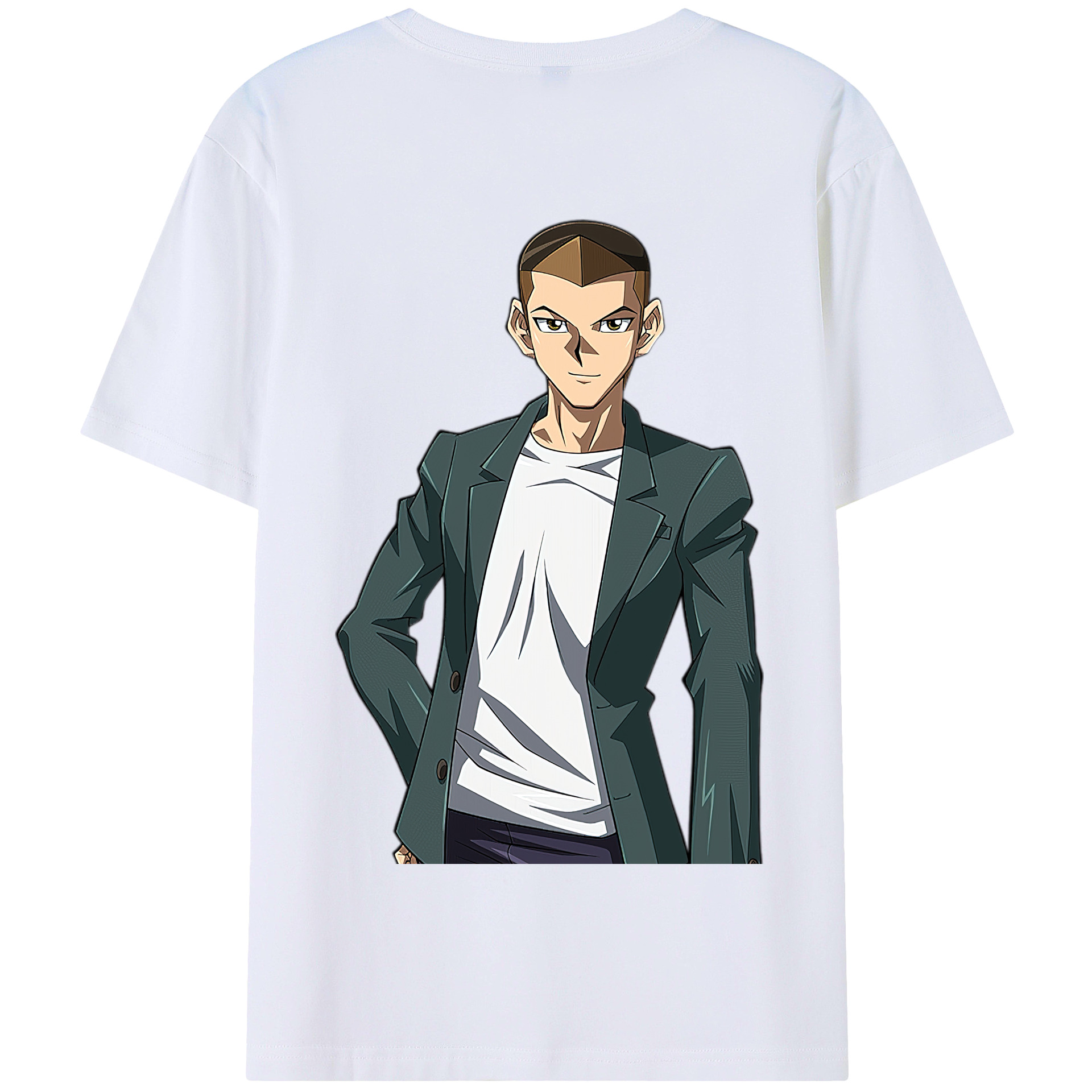 （画像用） 遊☆戯☆王 Yu-Gi-Oh! 綿100％半袖Tシャツ（背面プリント）