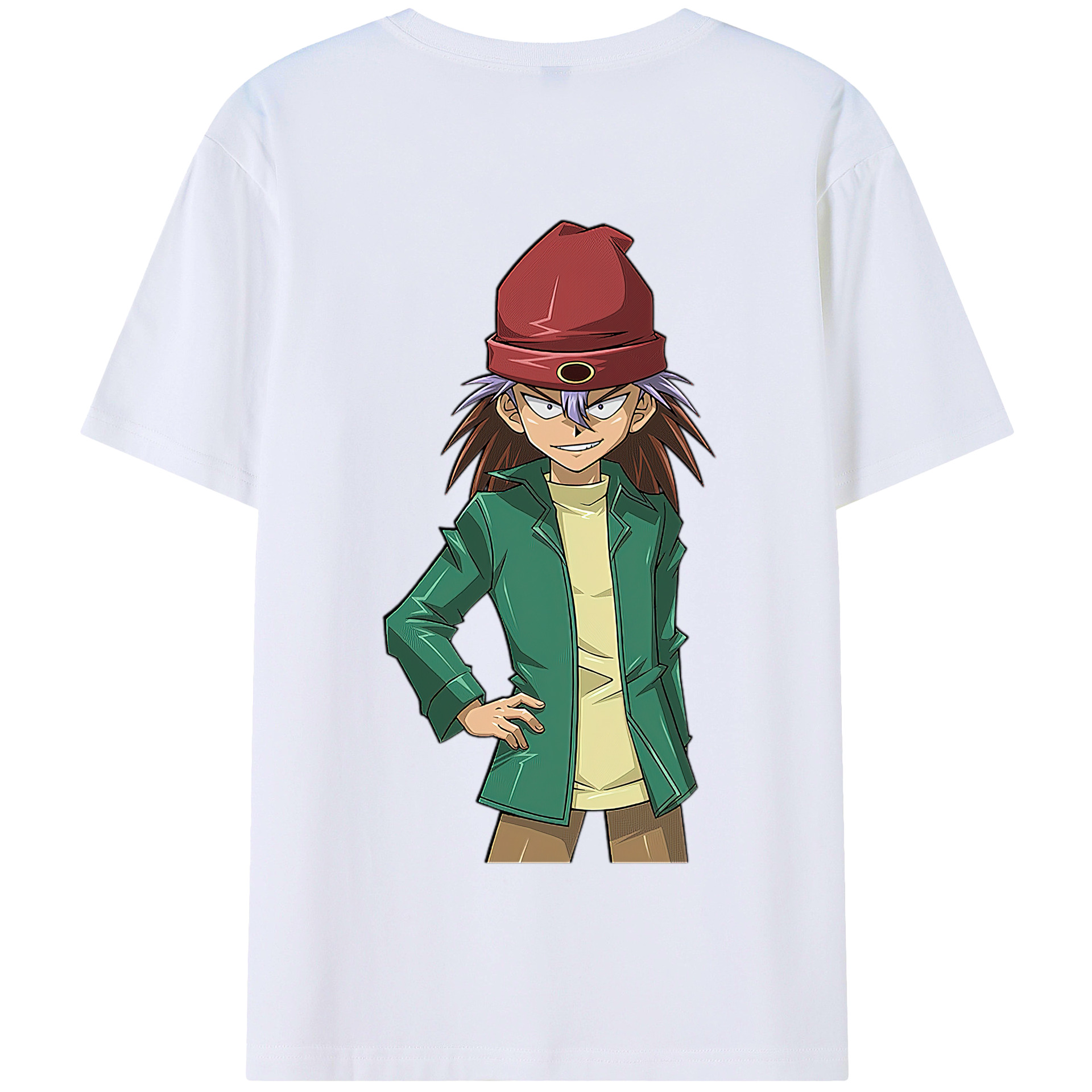 （画像用） 遊☆戯☆王 Yu-Gi-Oh! 綿100％半袖Tシャツ（背面プリント）