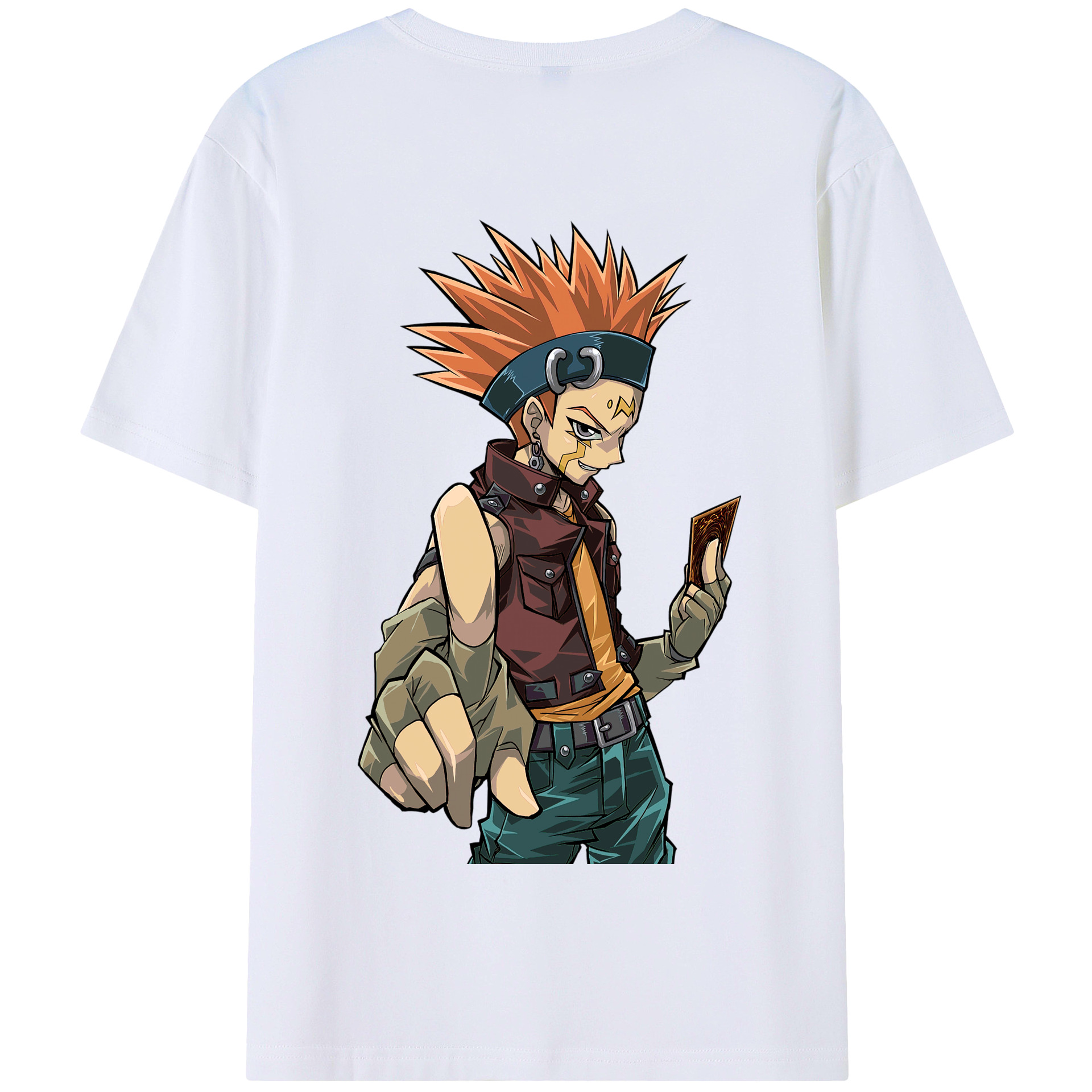 遊☆戯☆王 Yu-Gi-Oh! 綿100％半袖Tシャツ（背面プリント）