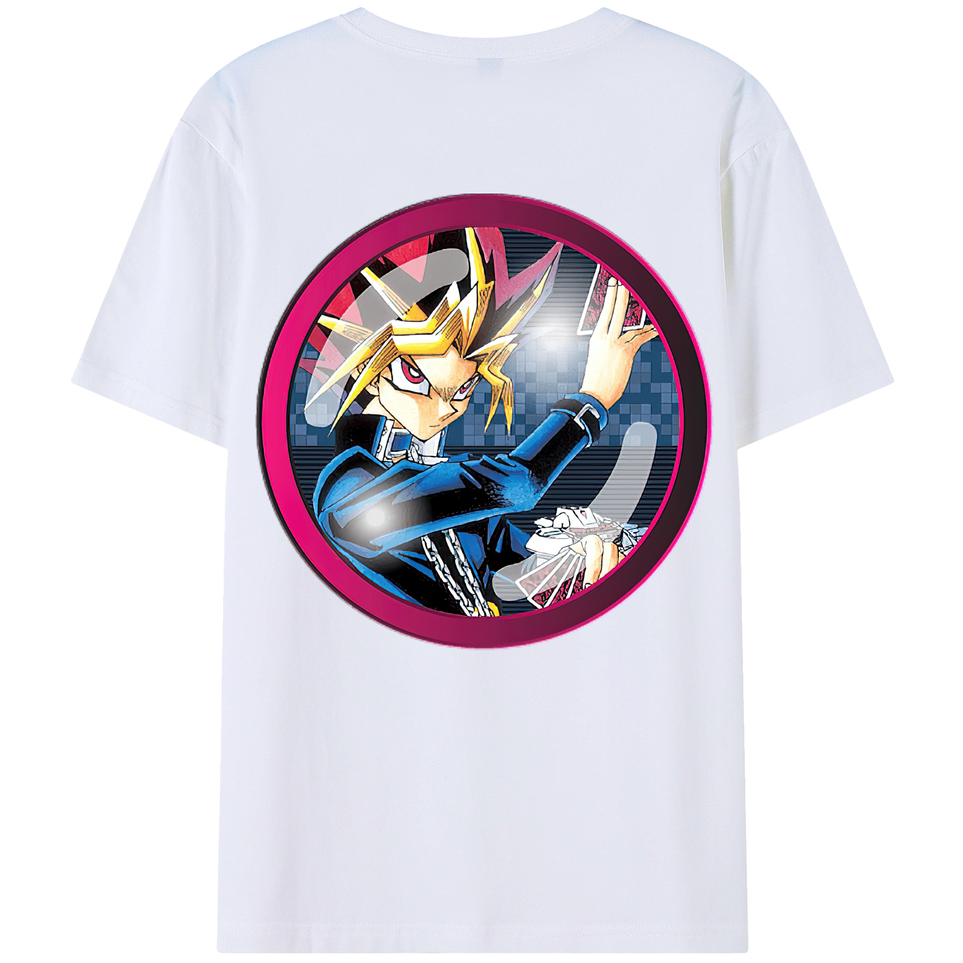 遊☆戯☆王 Yu-Gi-Oh! 綿100％半袖Tシャツ（背面プリント）