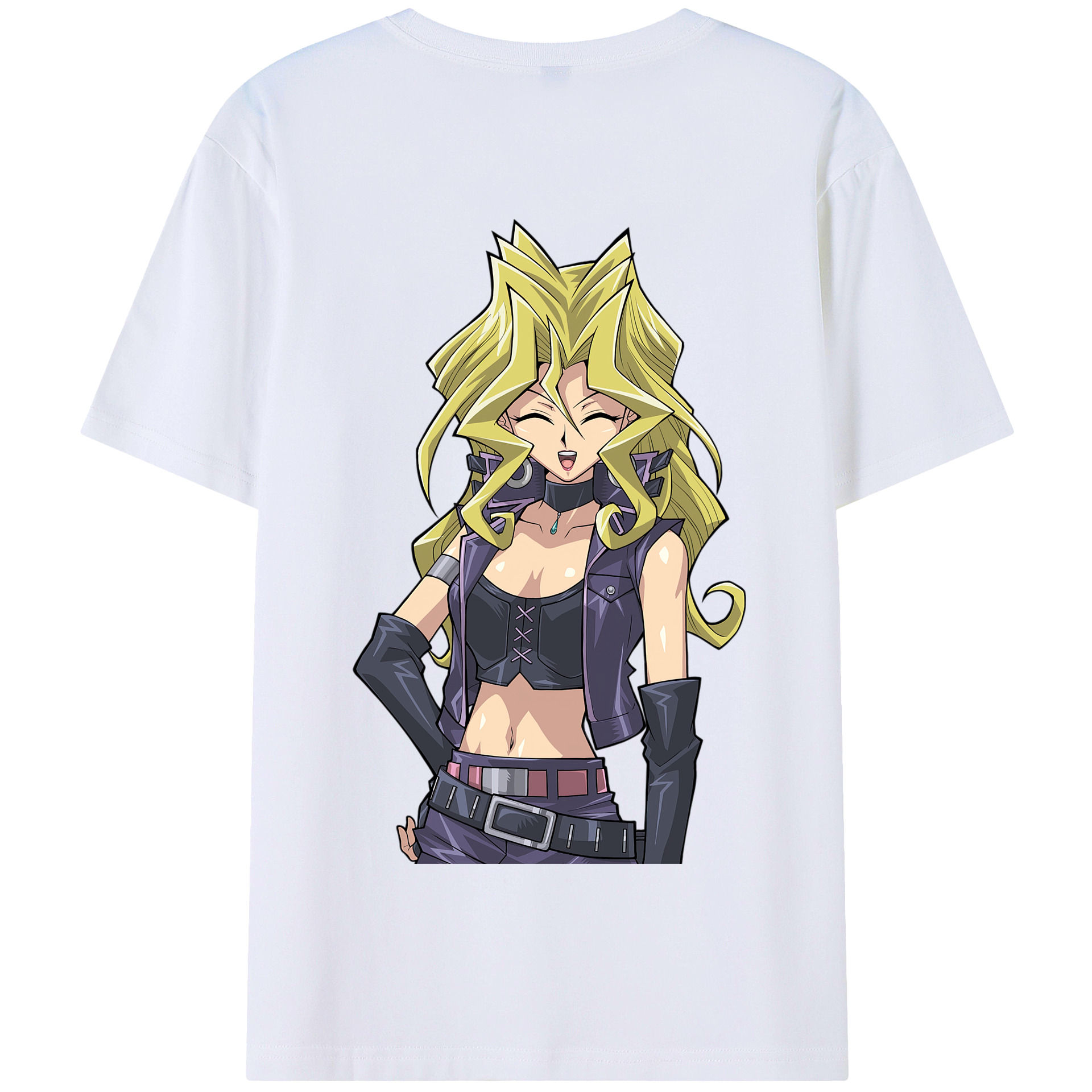 （画像用） 遊☆戯☆王 Yu-Gi-Oh! 綿100％半袖Tシャツ（背面プリント）