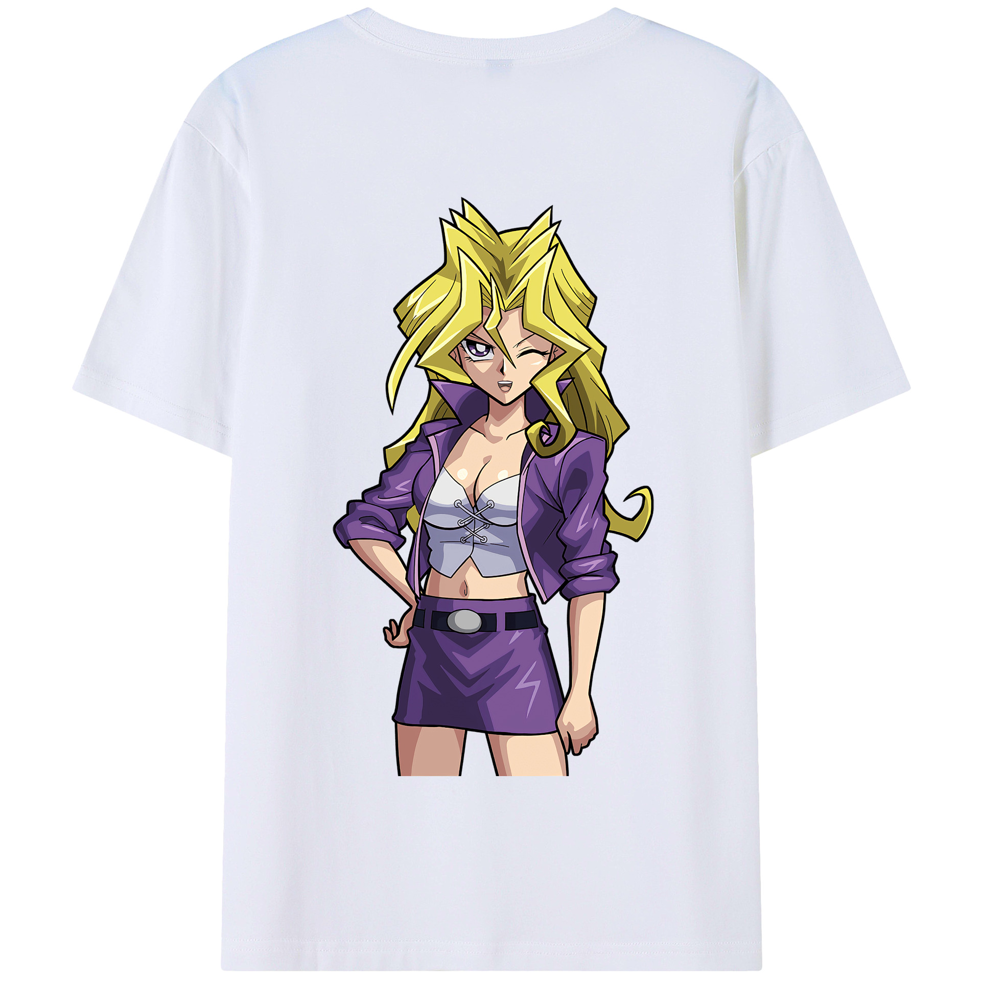 遊☆戯☆王 Yu-Gi-Oh! 綿100%半袖Tシャツ(背面プリント) 遊☆戯☆王 Yu-Gi-Oh! 綿100%半袖Tシャツ(背面プリント)