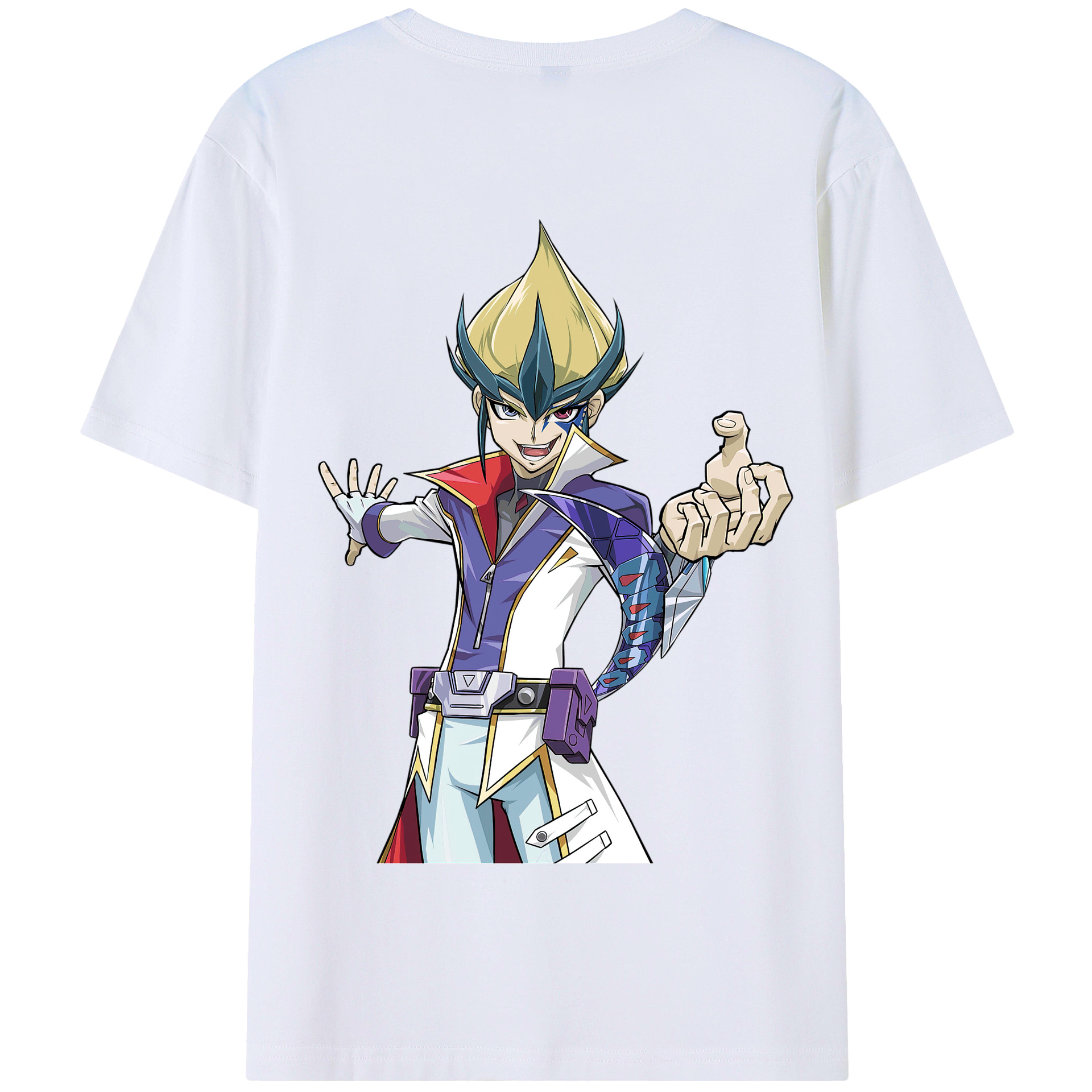 （画像用） 遊☆戯☆王 Yu-Gi-Oh! 綿100％半袖Tシャツ（背面プリント）