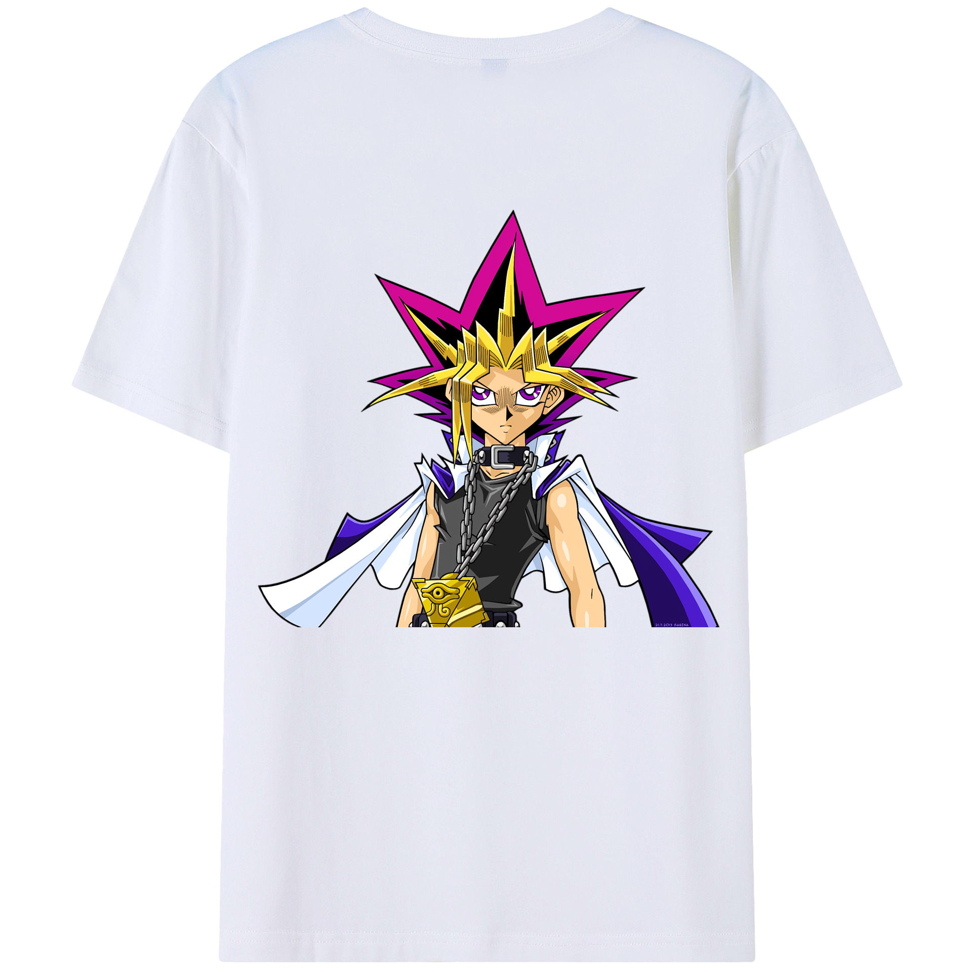 遊☆戯☆王 Yu-Gi-Oh! 綿100％半袖Tシャツ（背面プリント）