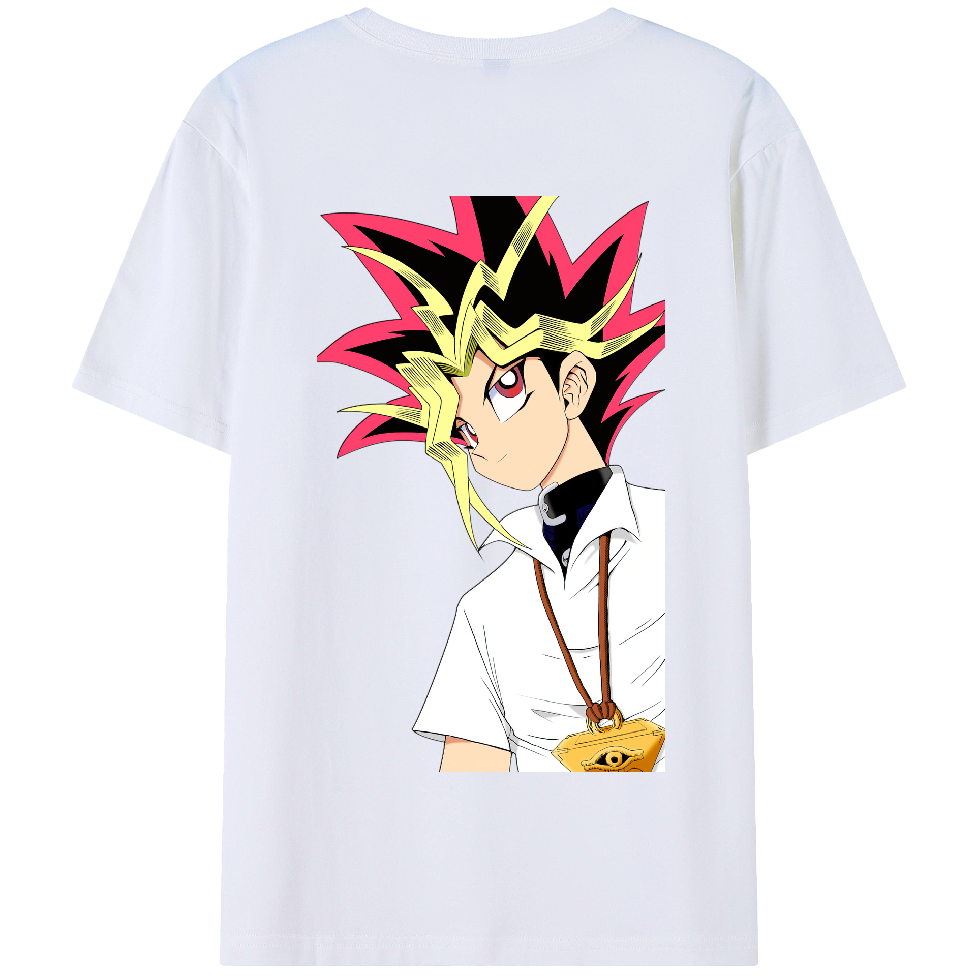 遊☆戯☆王 Yu-Gi-Oh! 綿100%半袖Tシャツ(背面プリント) 遊☆戯☆王 Yu-Gi-Oh! 綿100%半袖Tシャツ(背面プリント)