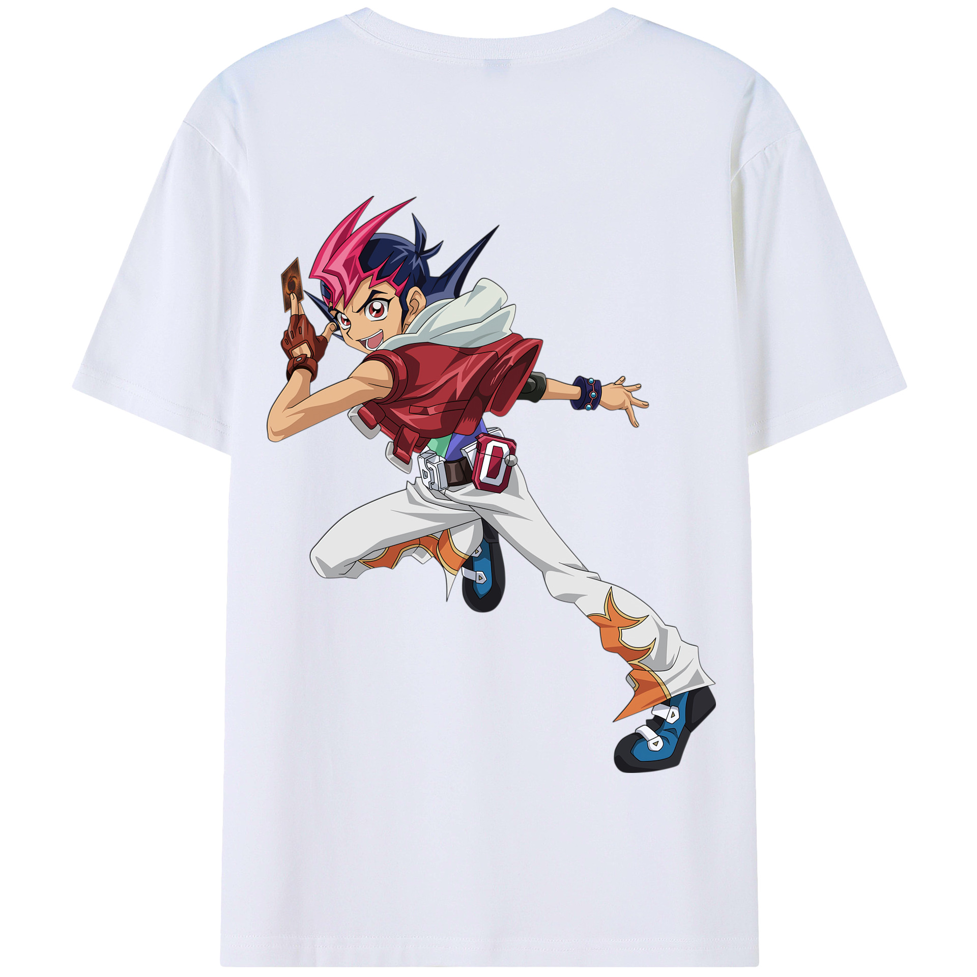 遊☆戯☆王 Yu-Gi-Oh! 綿100％半袖Tシャツ（背面プリント）