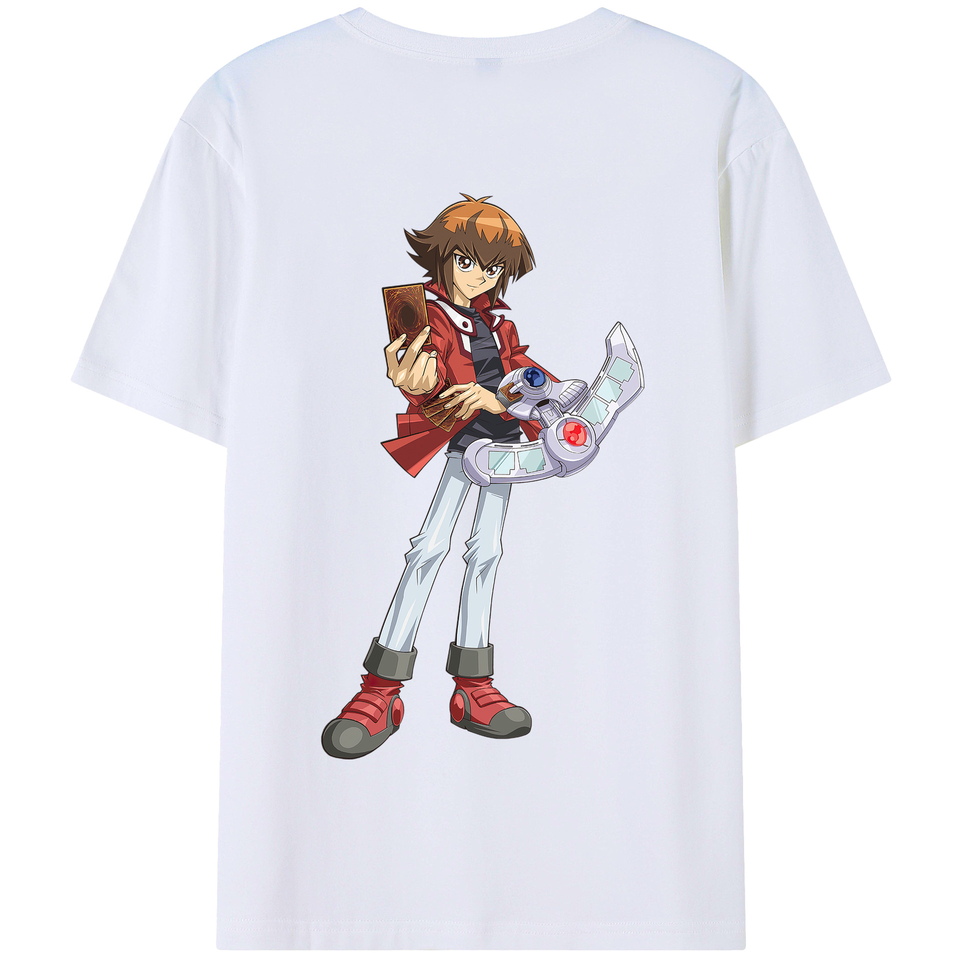 （画像用） 遊☆戯☆王 Yu-Gi-Oh! 綿100％半袖Tシャツ（背面プリント）