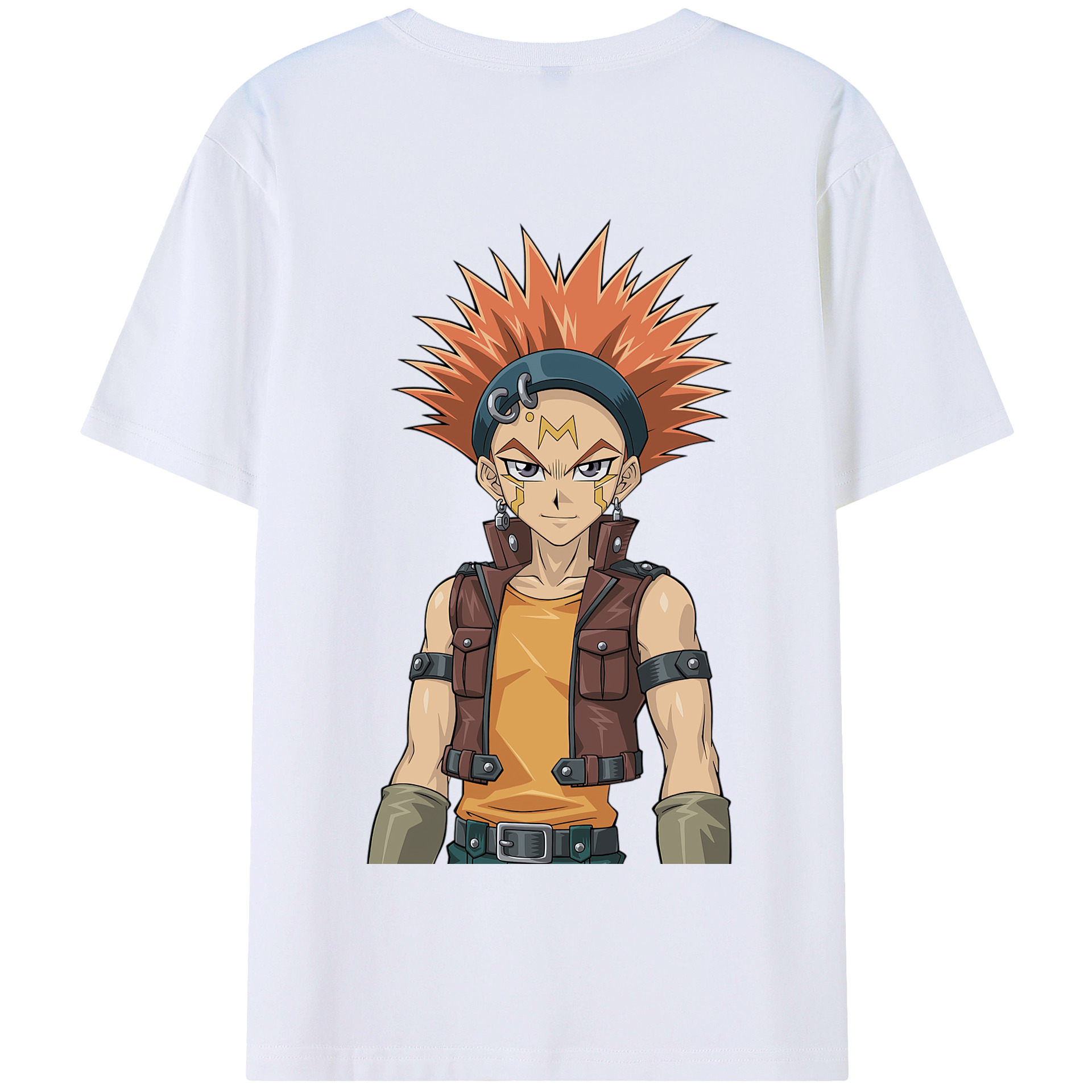 遊☆戯☆王 Yu-Gi-Oh! 綿100%半袖Tシャツ(背面プリント) 遊☆戯☆王 Yu-Gi-Oh! 綿100%半袖Tシャツ(背面プリント)