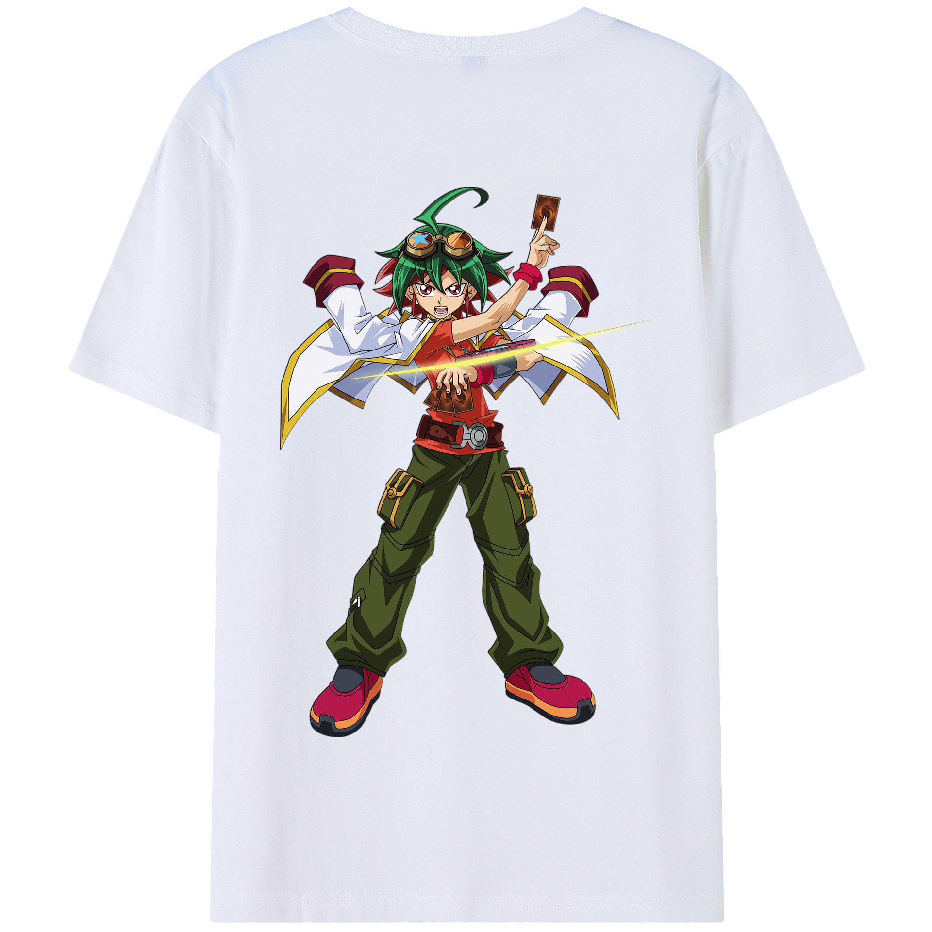 遊☆戯☆王 Yu-Gi-Oh! 綿100％半袖Tシャツ（背面プリント）