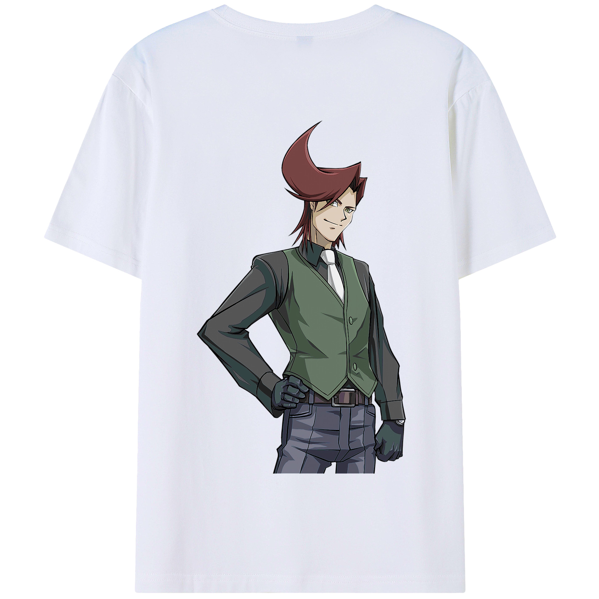 （画像用） 遊☆戯☆王 Yu-Gi-Oh! 綿100％半袖Tシャツ（背面プリント）