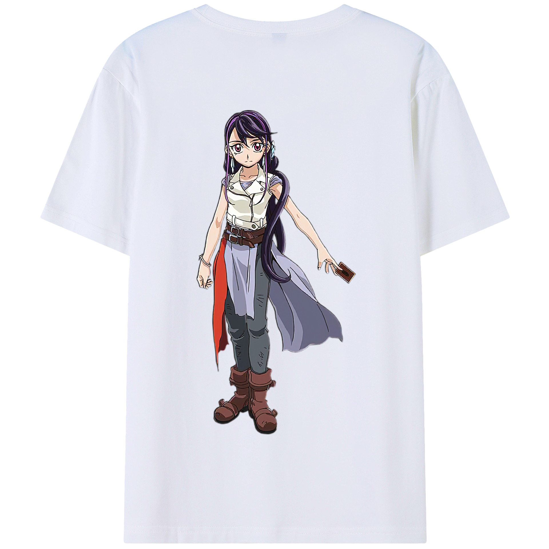 （画像用） 遊☆戯☆王 Yu-Gi-Oh! 綿100％半袖Tシャツ（背面プリント）