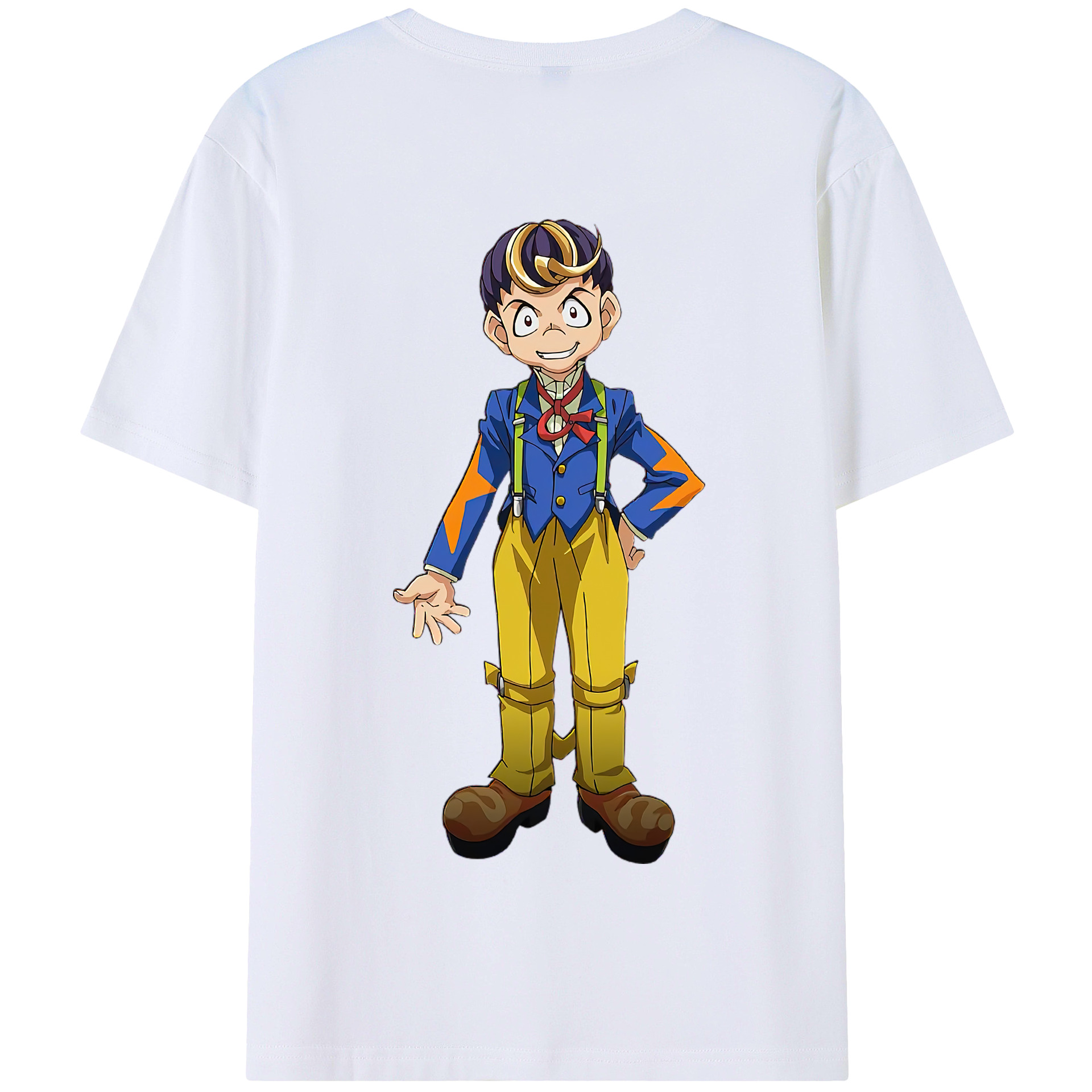 （画像用） 遊☆戯☆王 Yu-Gi-Oh! 綿100％半袖Tシャツ（背面プリント）