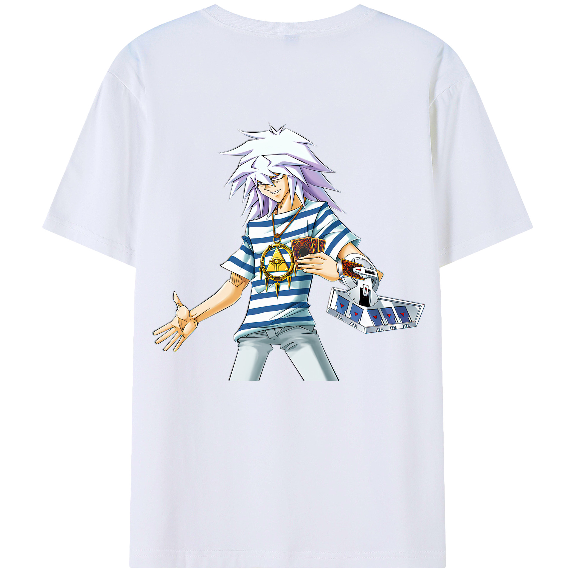遊☆戯☆王 Yu-Gi-Oh! 綿100％半袖Tシャツ（背面プリント）