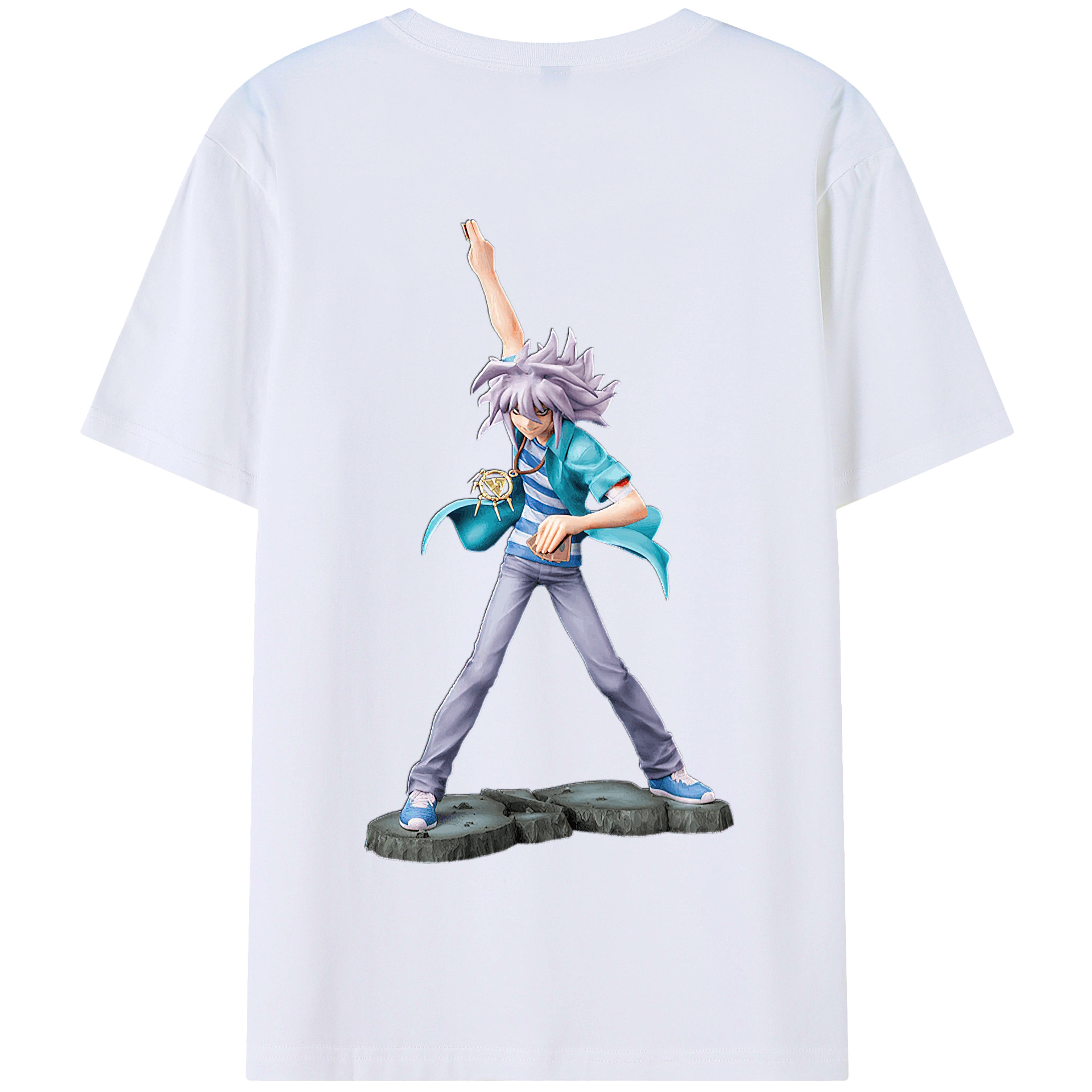 遊☆戯☆王 Yu-Gi-Oh! 綿100%半袖Tシャツ(背面プリント) 遊☆戯☆王 Yu-Gi-Oh! 綿100%半袖Tシャツ(背面プリント)