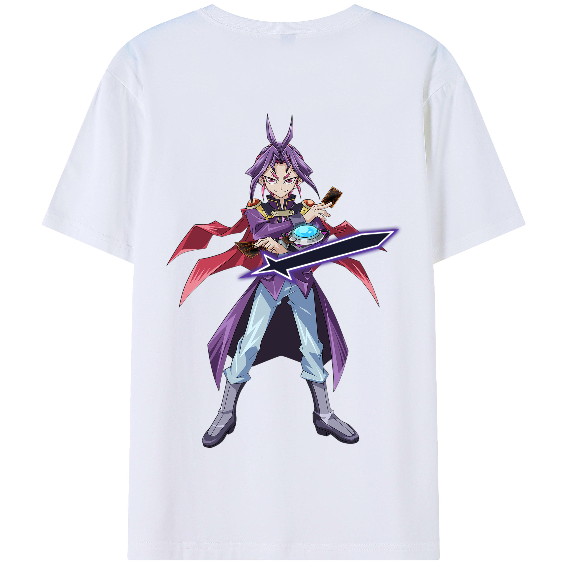 遊☆戯☆王 Yu-Gi-Oh! 綿100％半袖Tシャツ（背面プリント）