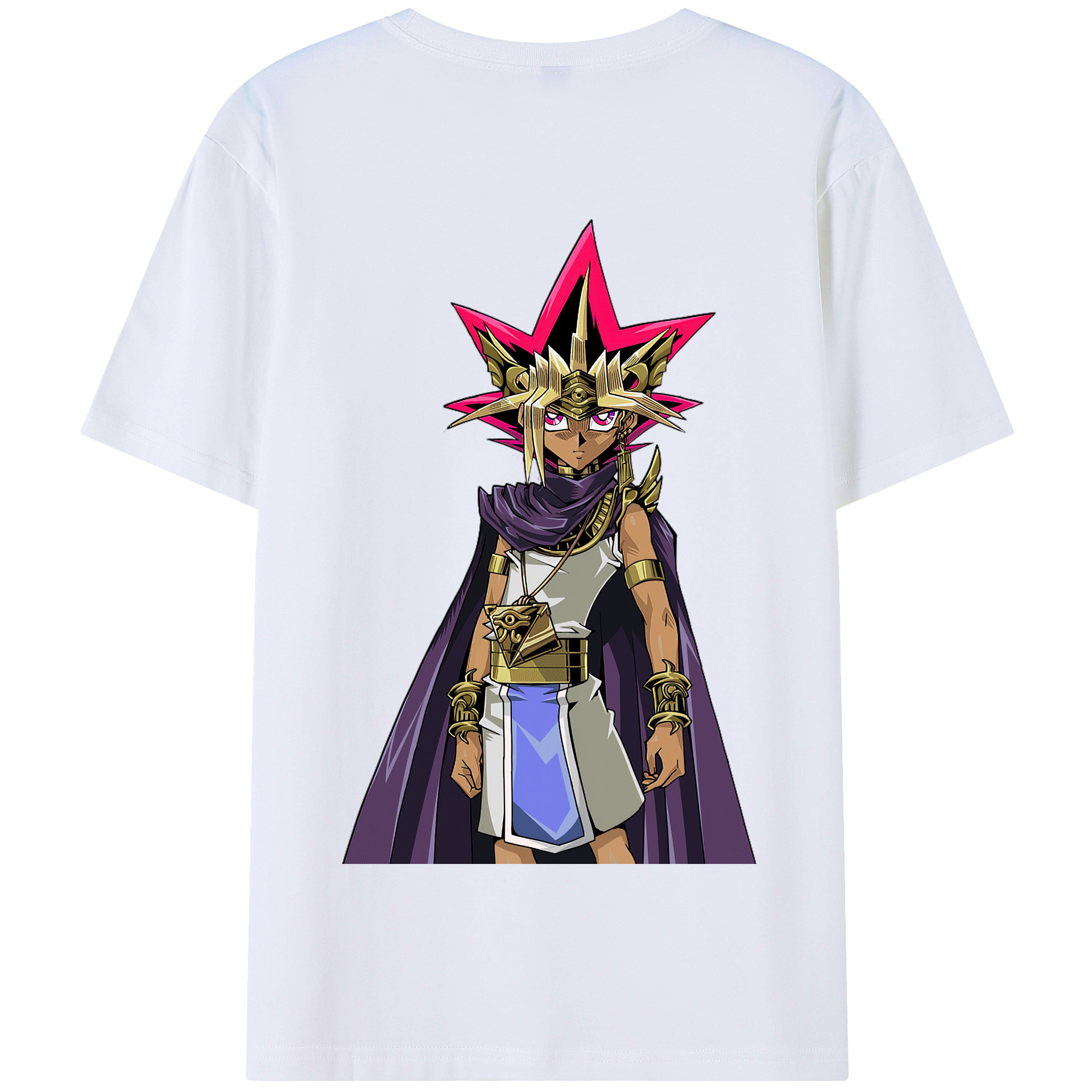 （画像用） 遊☆戯☆王 Yu-Gi-Oh! 綿100％半袖Tシャツ（背面プリント）