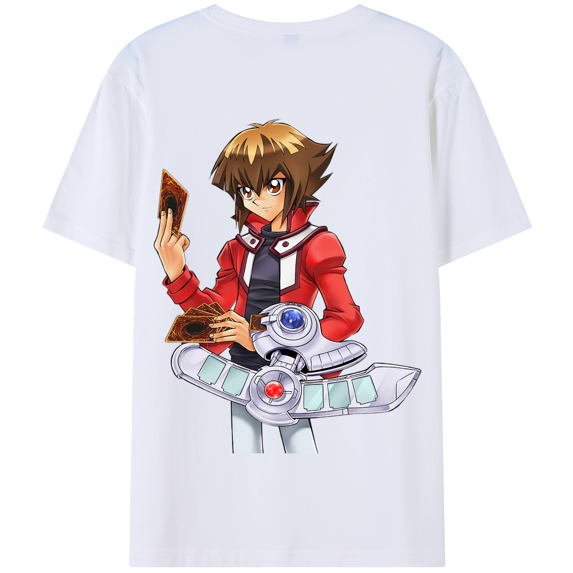 （画像用） 遊☆戯☆王 Yu-Gi-Oh! 綿100％半袖Tシャツ（背面プリント）
