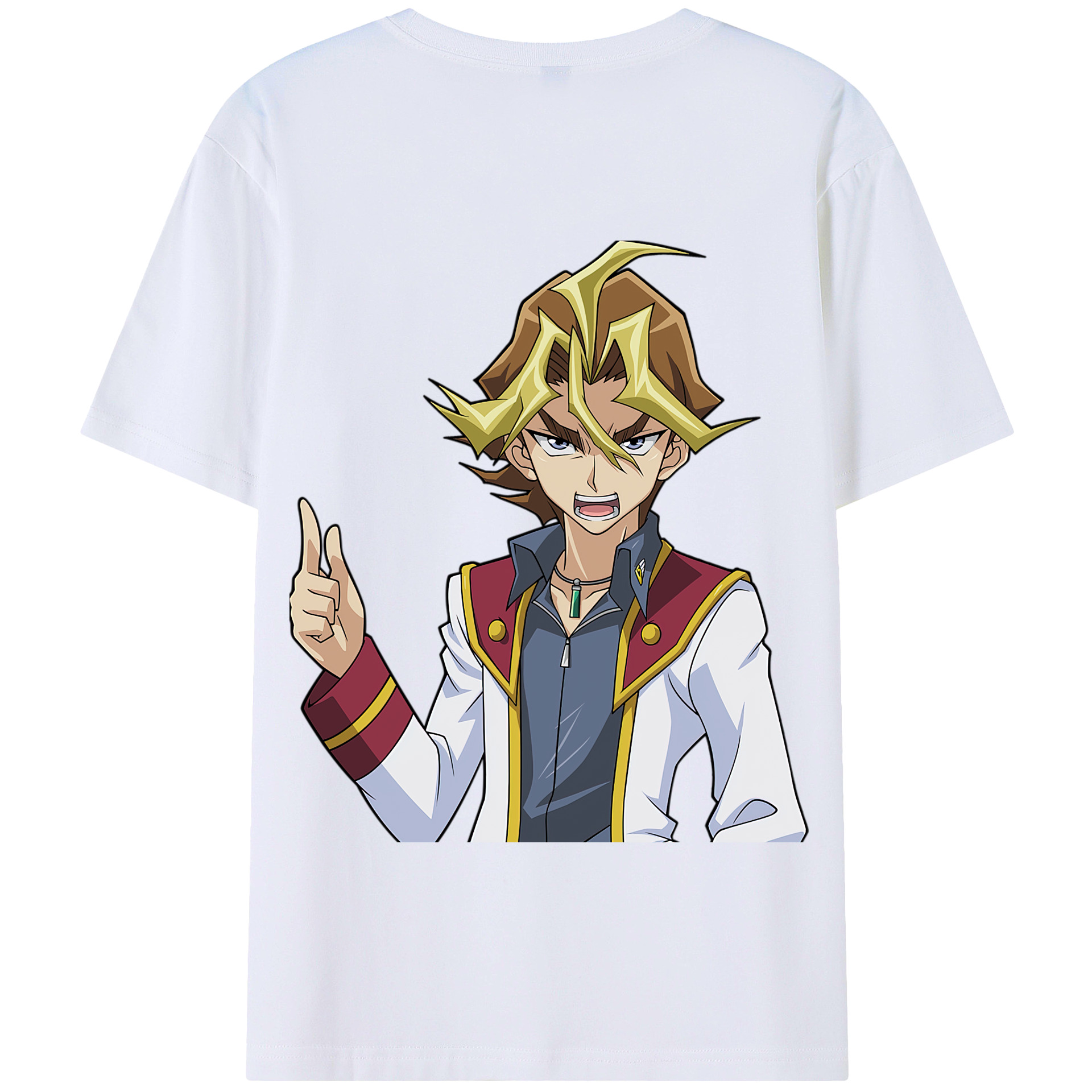 （画像用） 遊☆戯☆王 Yu-Gi-Oh! 綿100％半袖Tシャツ（背面プリント）