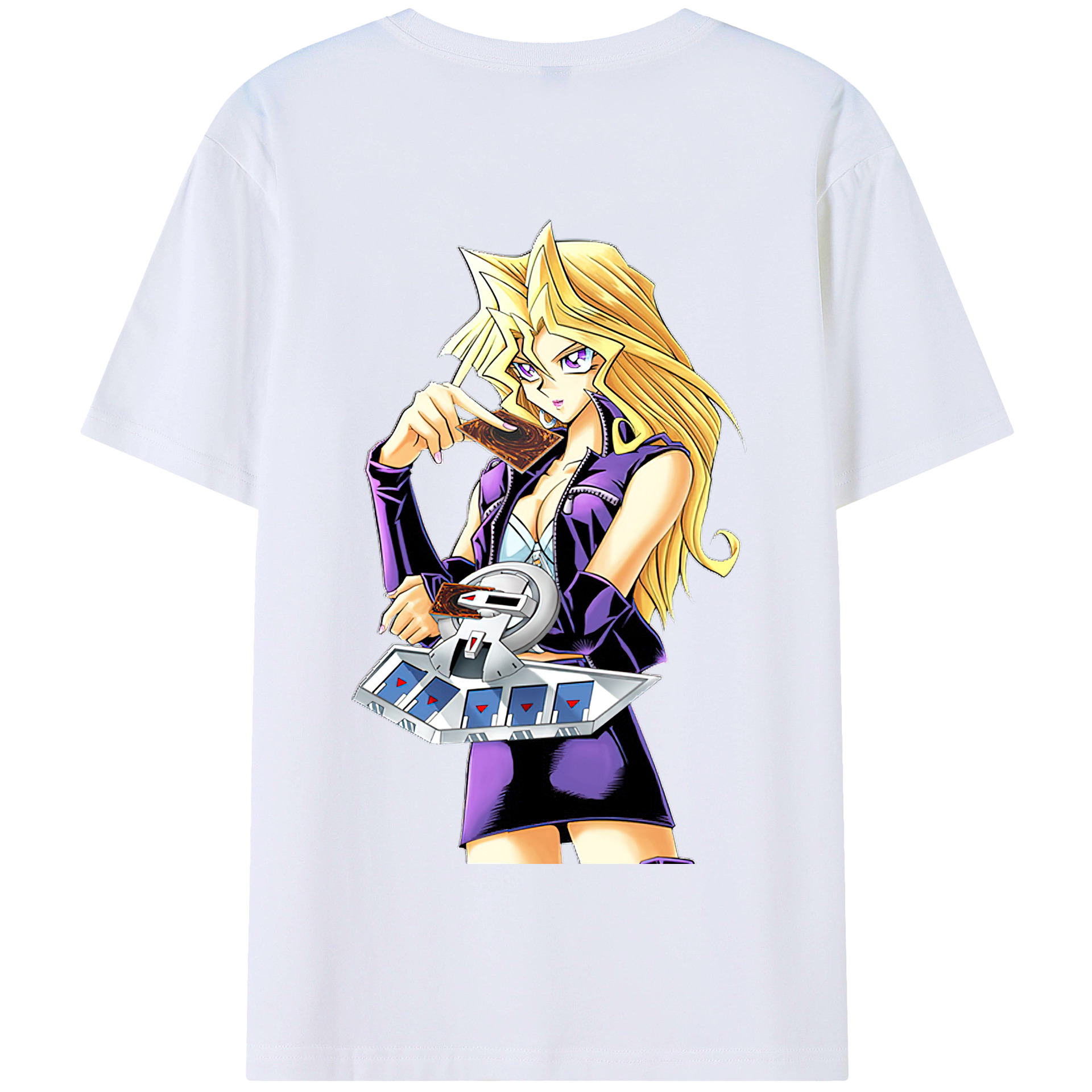 （画像用） 遊☆戯☆王 Yu-Gi-Oh! 綿100％半袖Tシャツ（背面プリント）