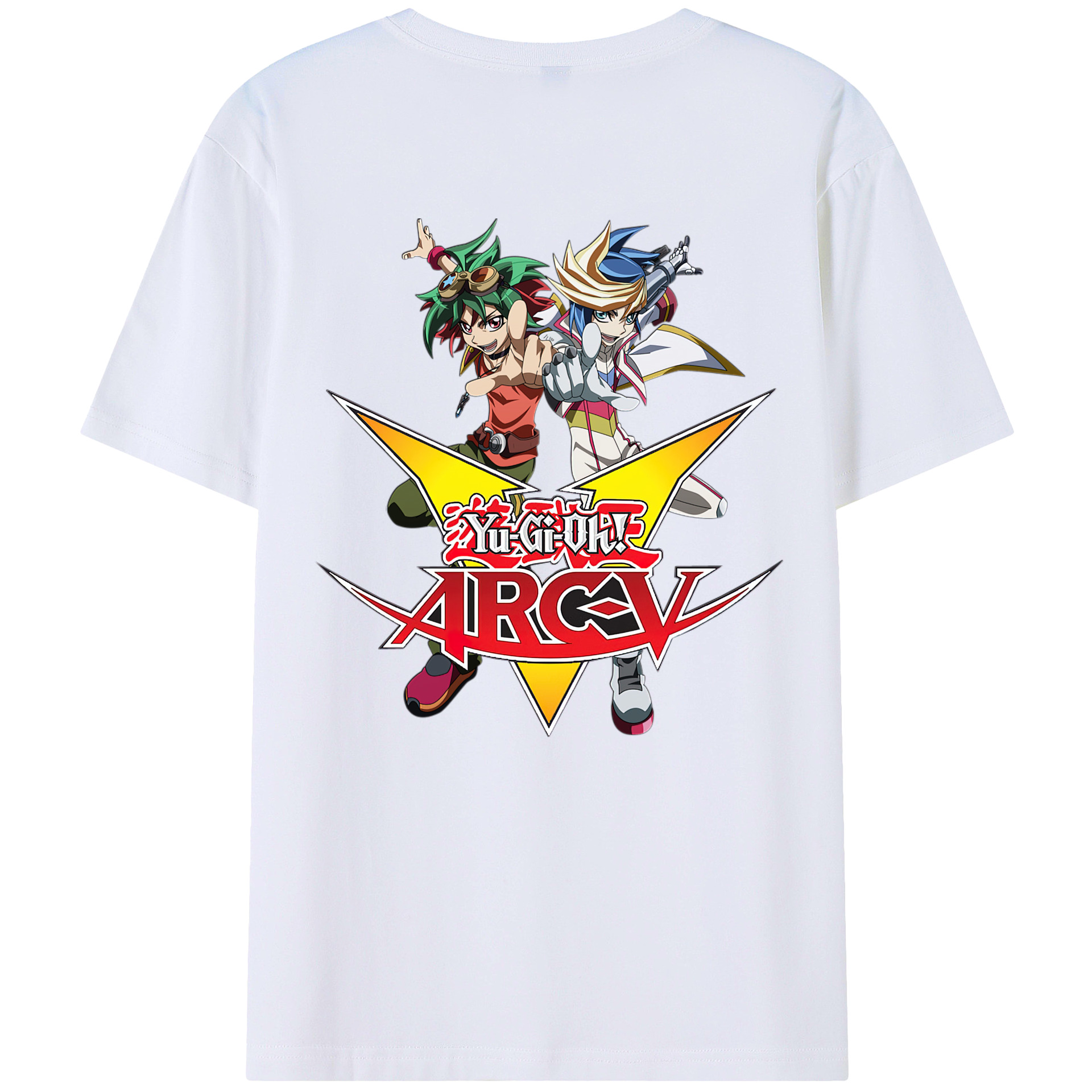 遊☆戯☆王 Yu-Gi-Oh! 綿100%半袖Tシャツ(背面プリント) 遊☆戯☆王 Yu-Gi-Oh! 綿100%半袖Tシャツ(背面プリント)