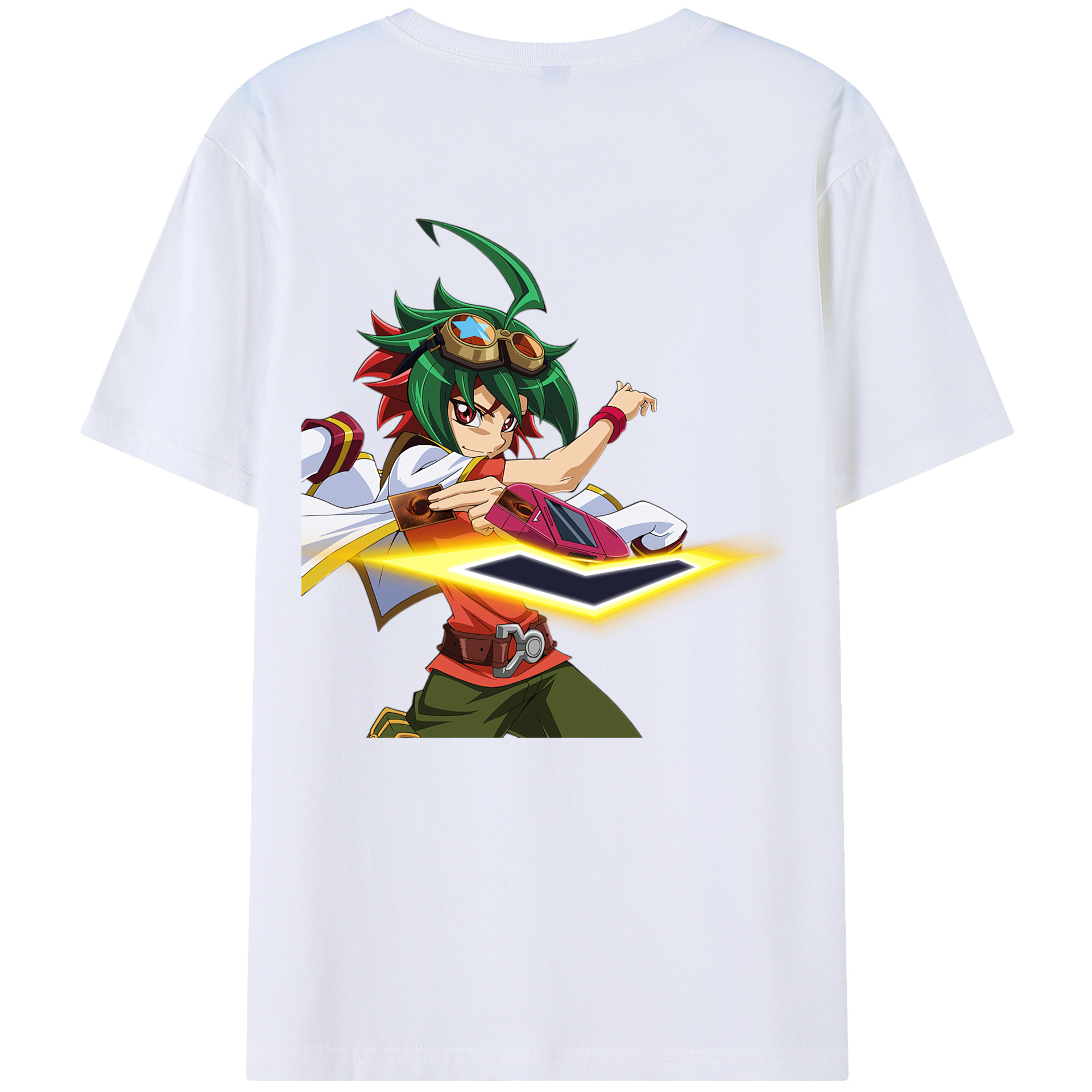 （画像用） 遊☆戯☆王 Yu-Gi-Oh! 綿100％半袖Tシャツ（背面プリント）