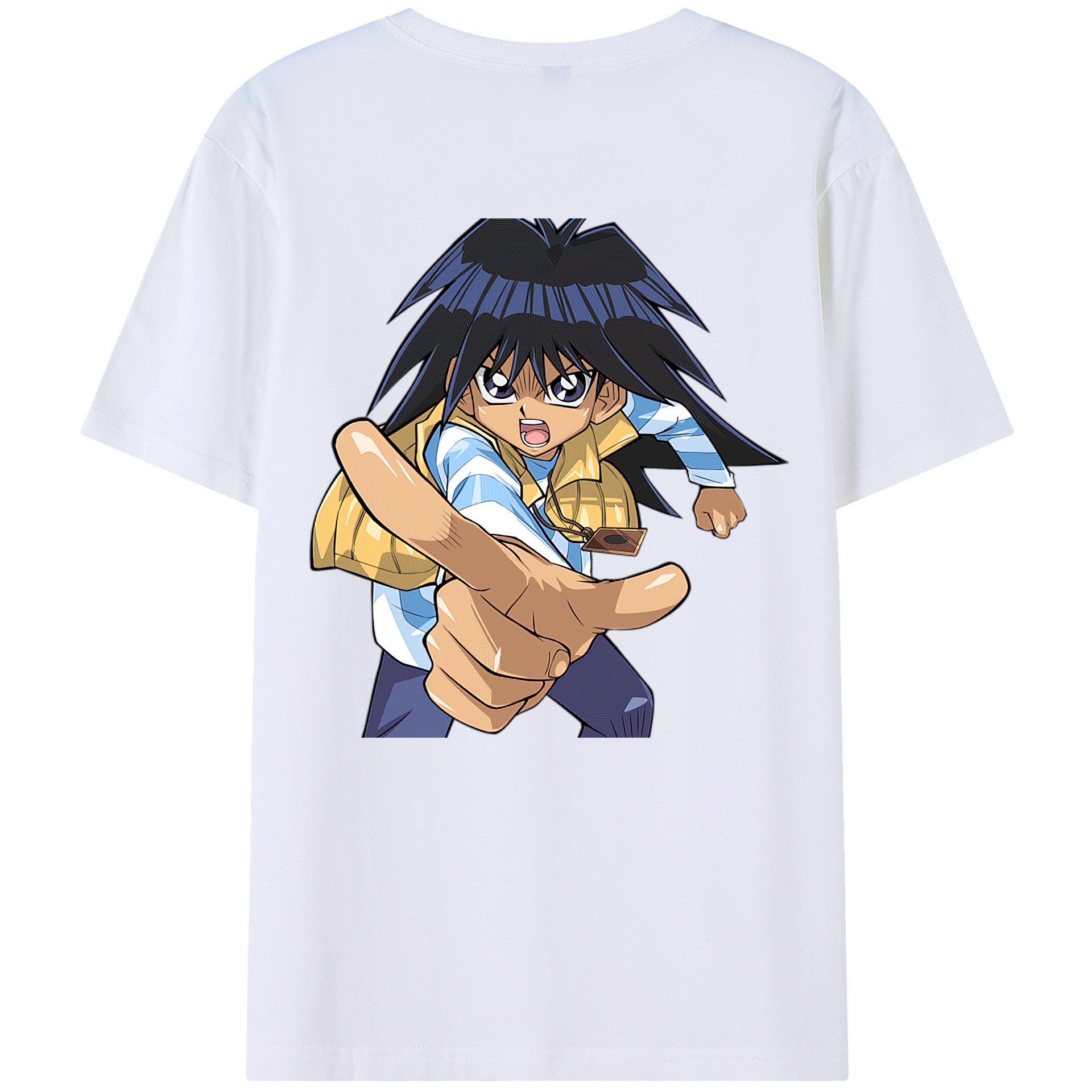 遊☆戯☆王 Yu-Gi-Oh! 綿100%半袖Tシャツ(背面プリント) 遊☆戯☆王 Yu-Gi-Oh! 綿100%半袖Tシャツ(背面プリント)