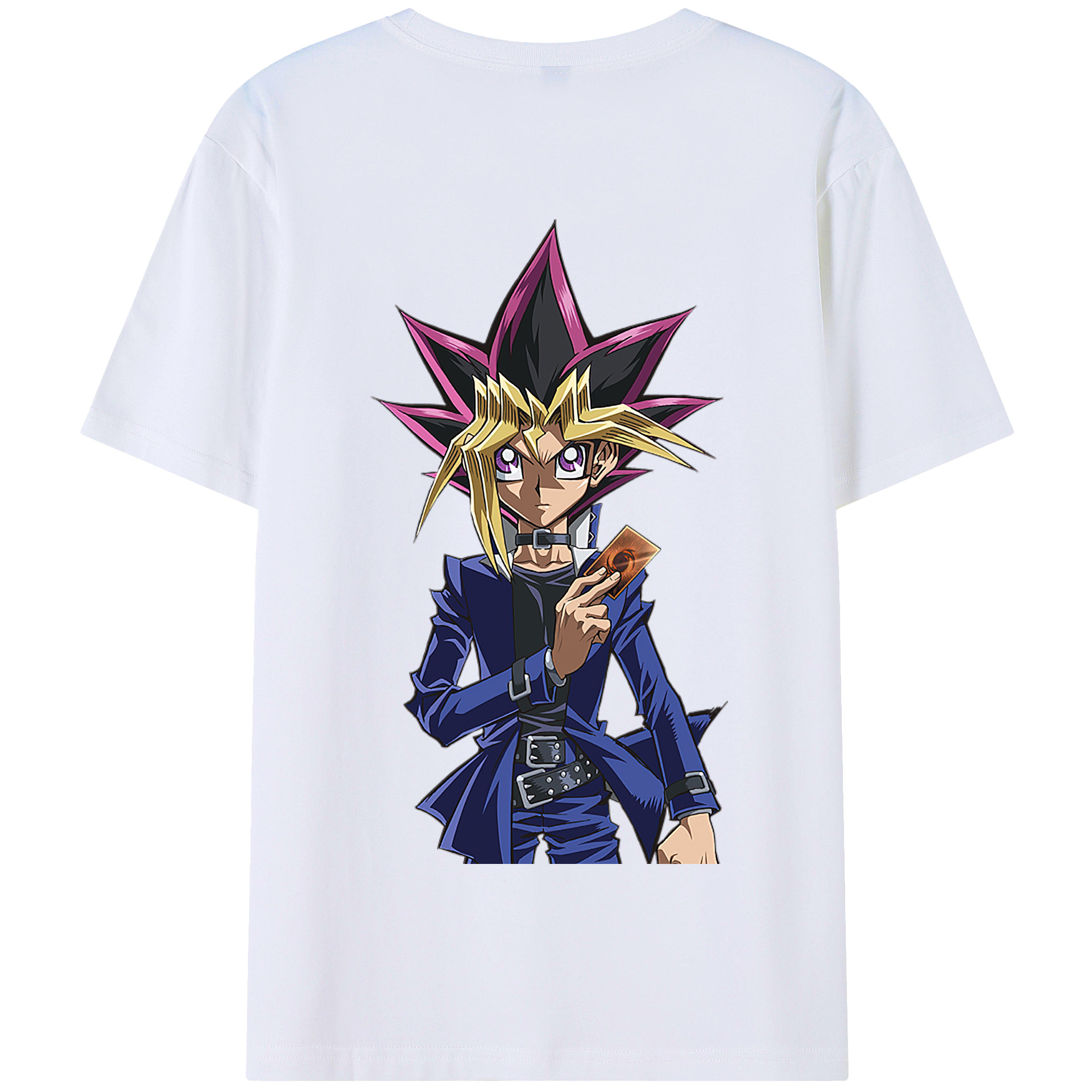 遊☆戯☆王 Yu-Gi-Oh! 綿100%半袖Tシャツ(背面プリント) 遊☆戯☆王 Yu-Gi-Oh! 綿100%半袖Tシャツ(背面プリント)