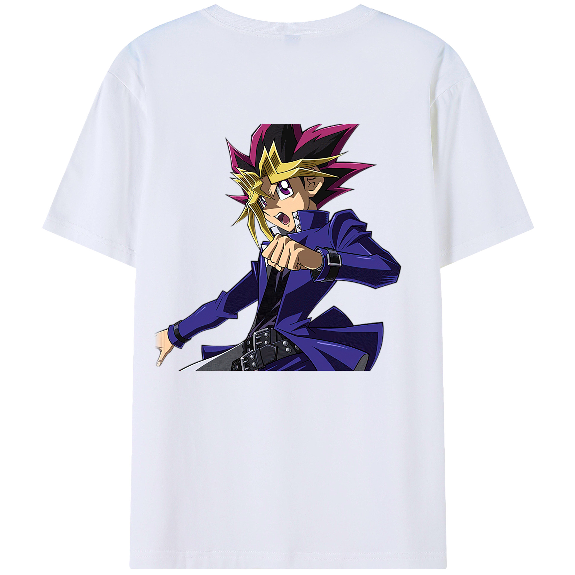（画像用） 遊☆戯☆王 Yu-Gi-Oh! 綿100％半袖Tシャツ（背面プリント）